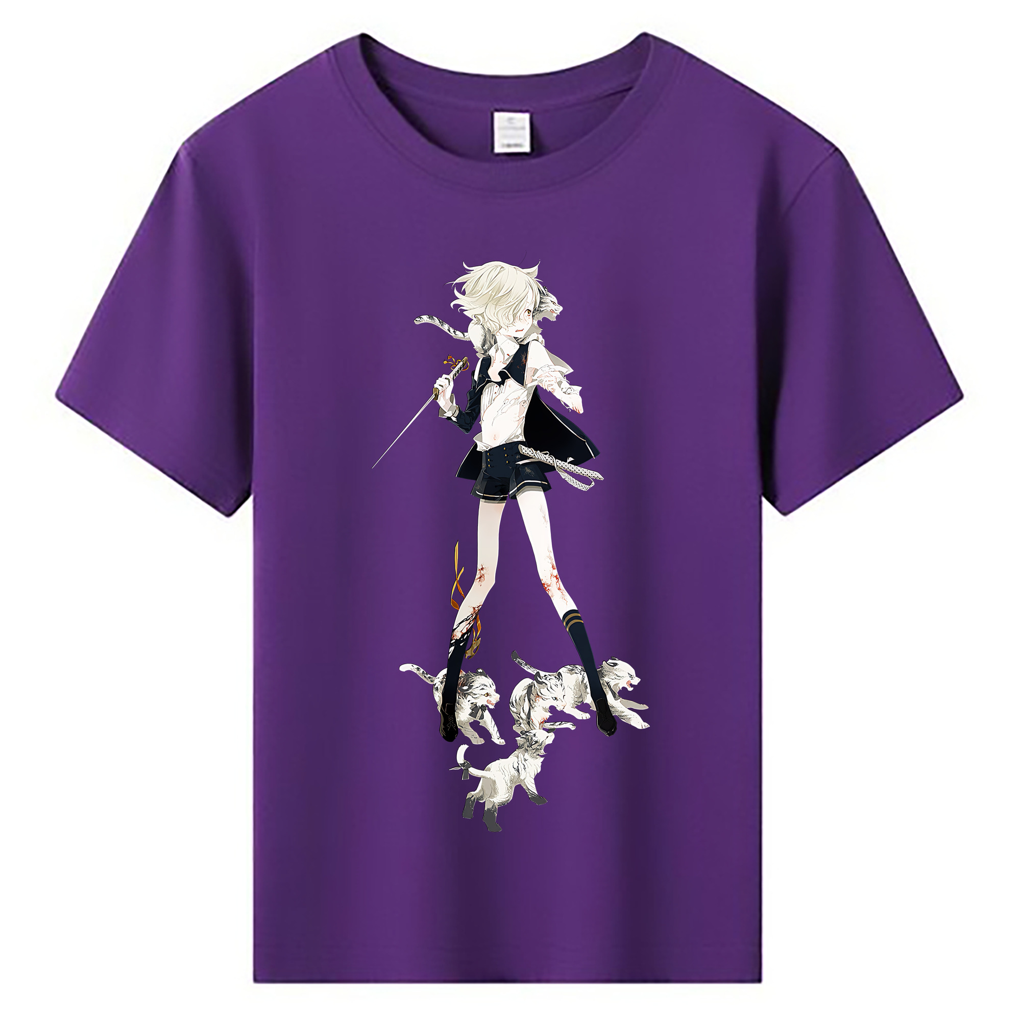 （画像用） 刀剣乱舞 Touken Ranbu 綿100％キッズTシャツ（フロントプリント）