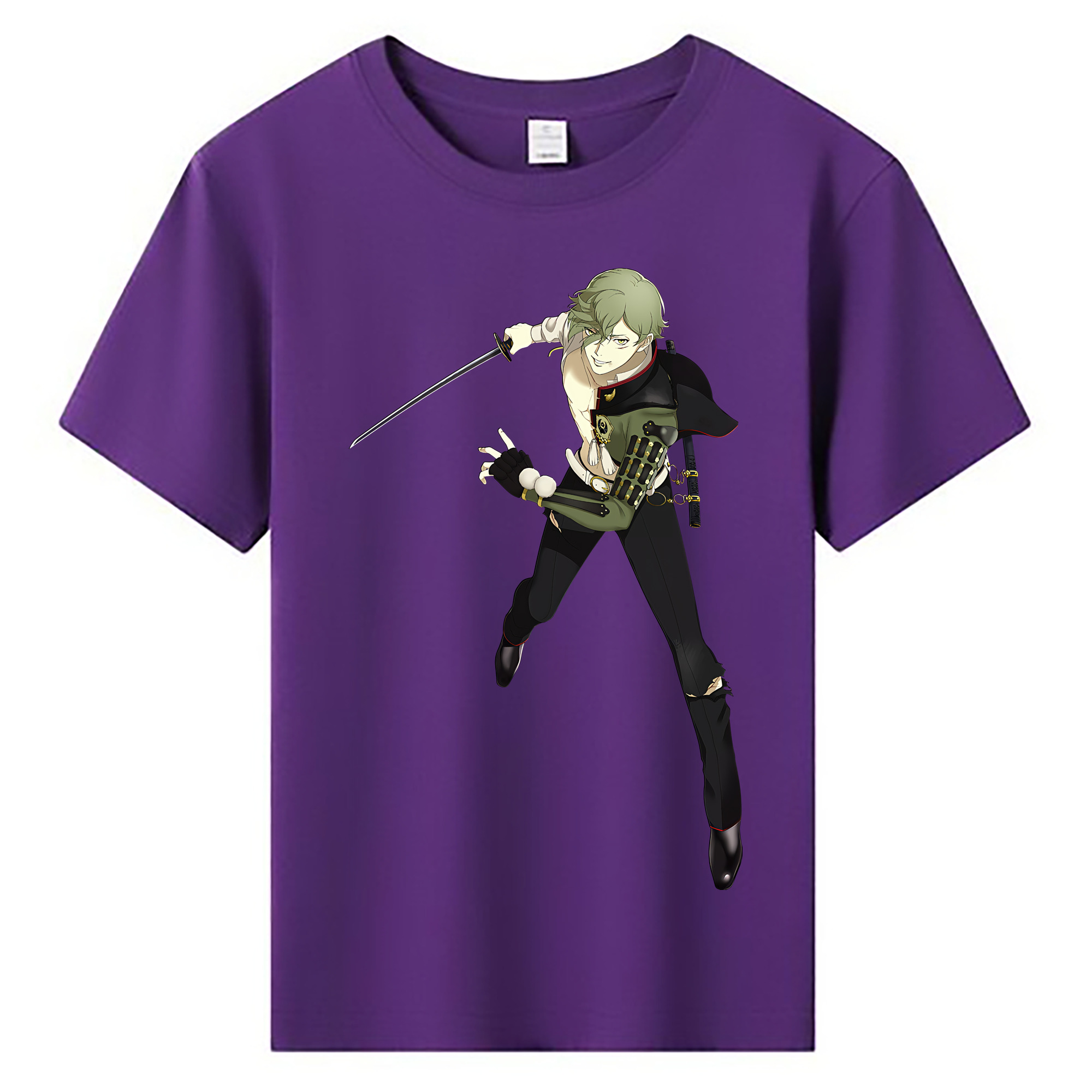 （画像用） 刀剣乱舞 Touken Ranbu 綿100％キッズTシャツ（フロントプリント）