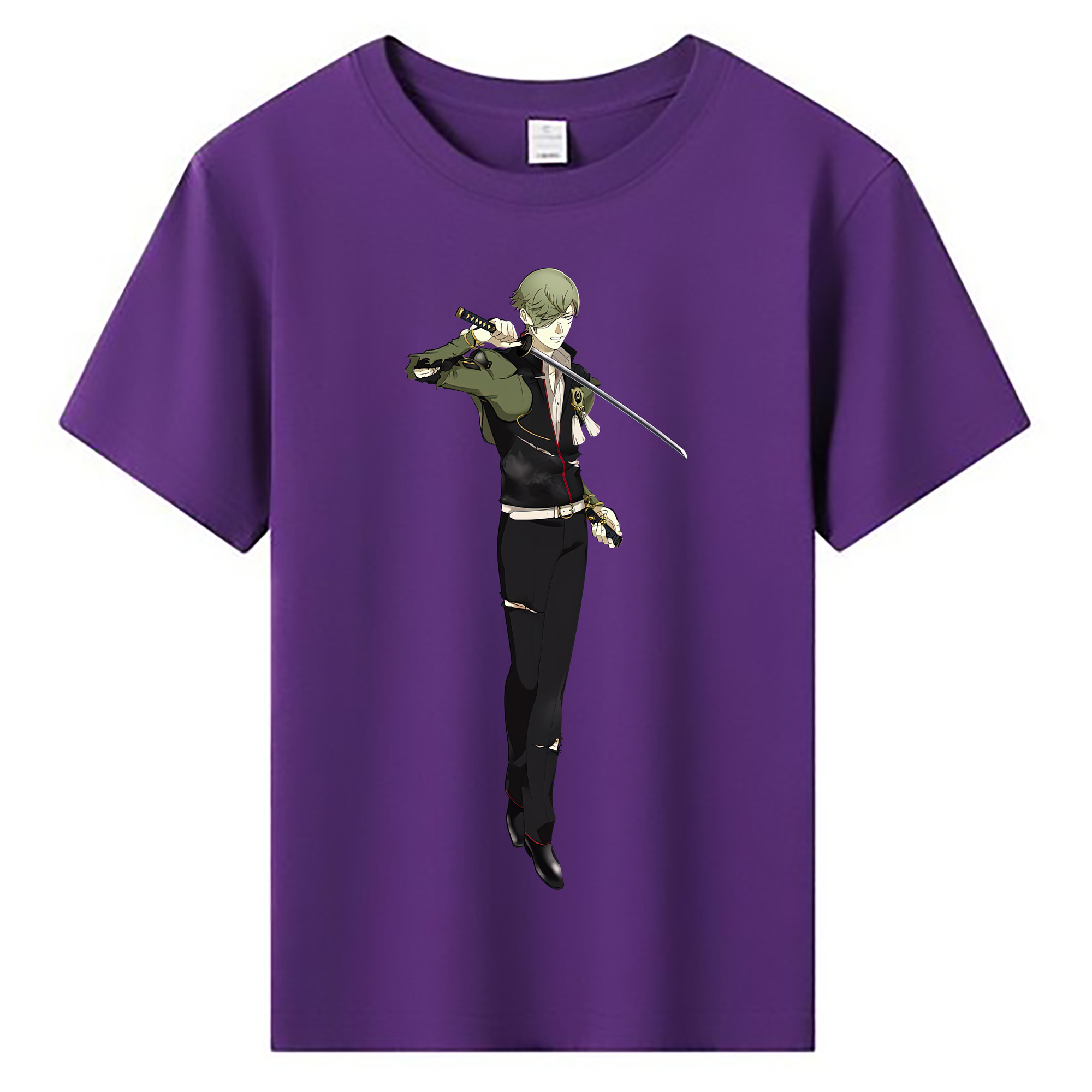 （画像用） 刀剣乱舞 Touken Ranbu 綿100％キッズTシャツ（フロントプリント）