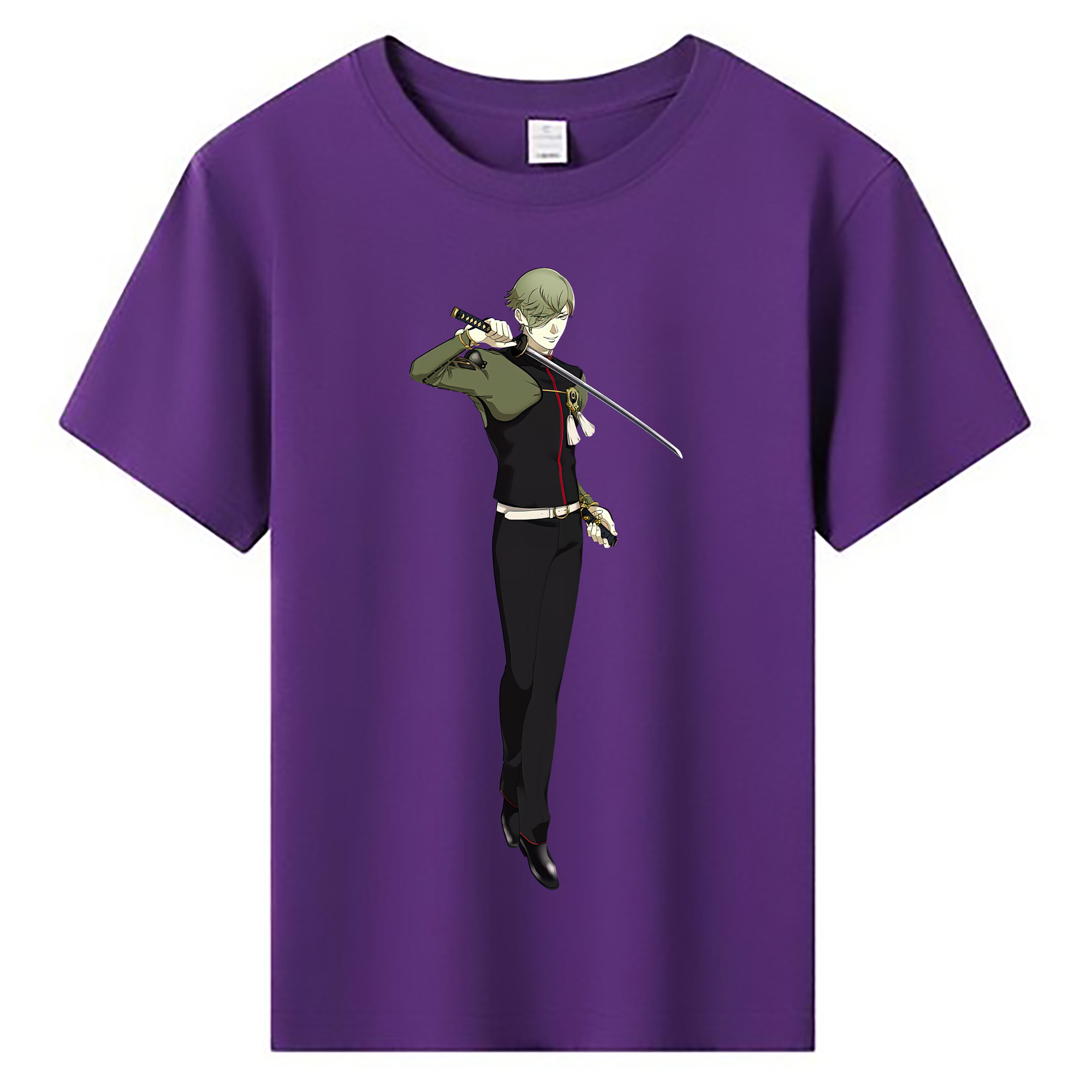 （画像用） 刀剣乱舞 Touken Ranbu 綿100％キッズTシャツ（フロントプリント）