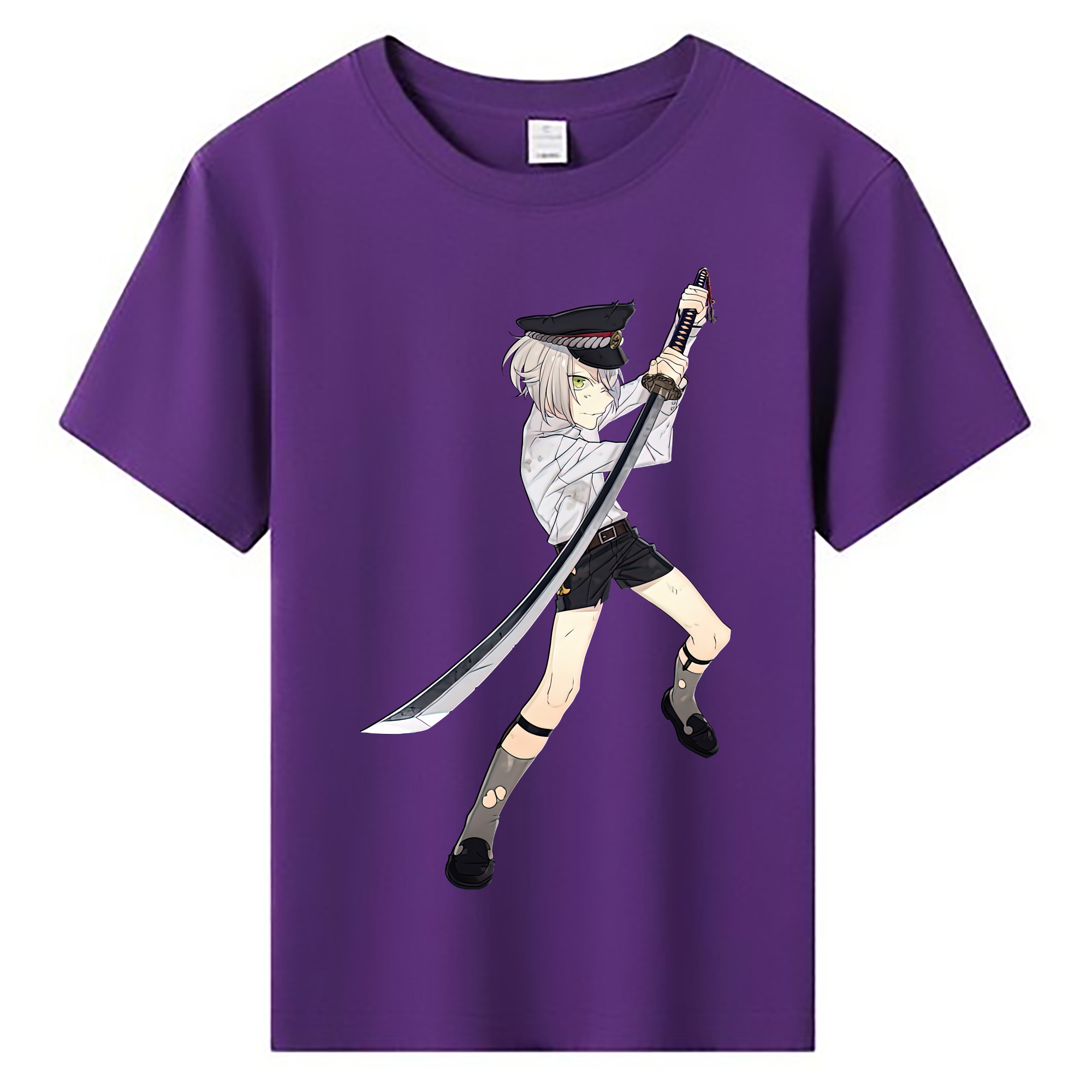 （画像用） 刀剣乱舞 Touken Ranbu 綿100％キッズTシャツ（フロントプリント）