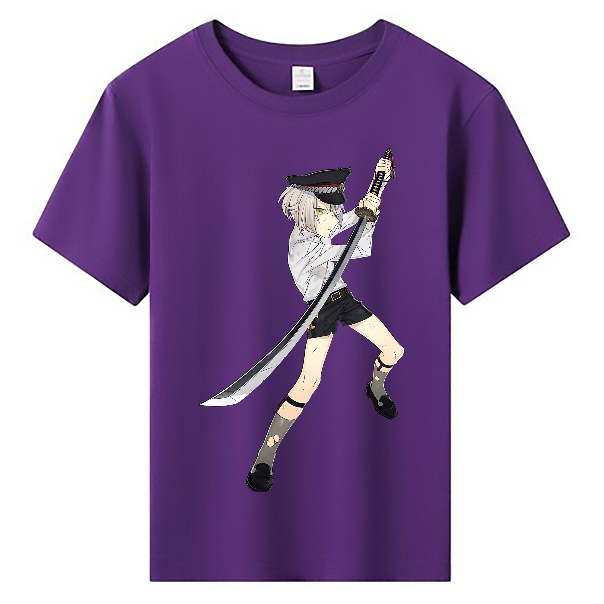 （画像用） 刀剣乱舞 Touken Ranbu 綿100％キッズTシャツ（フロントプリント）