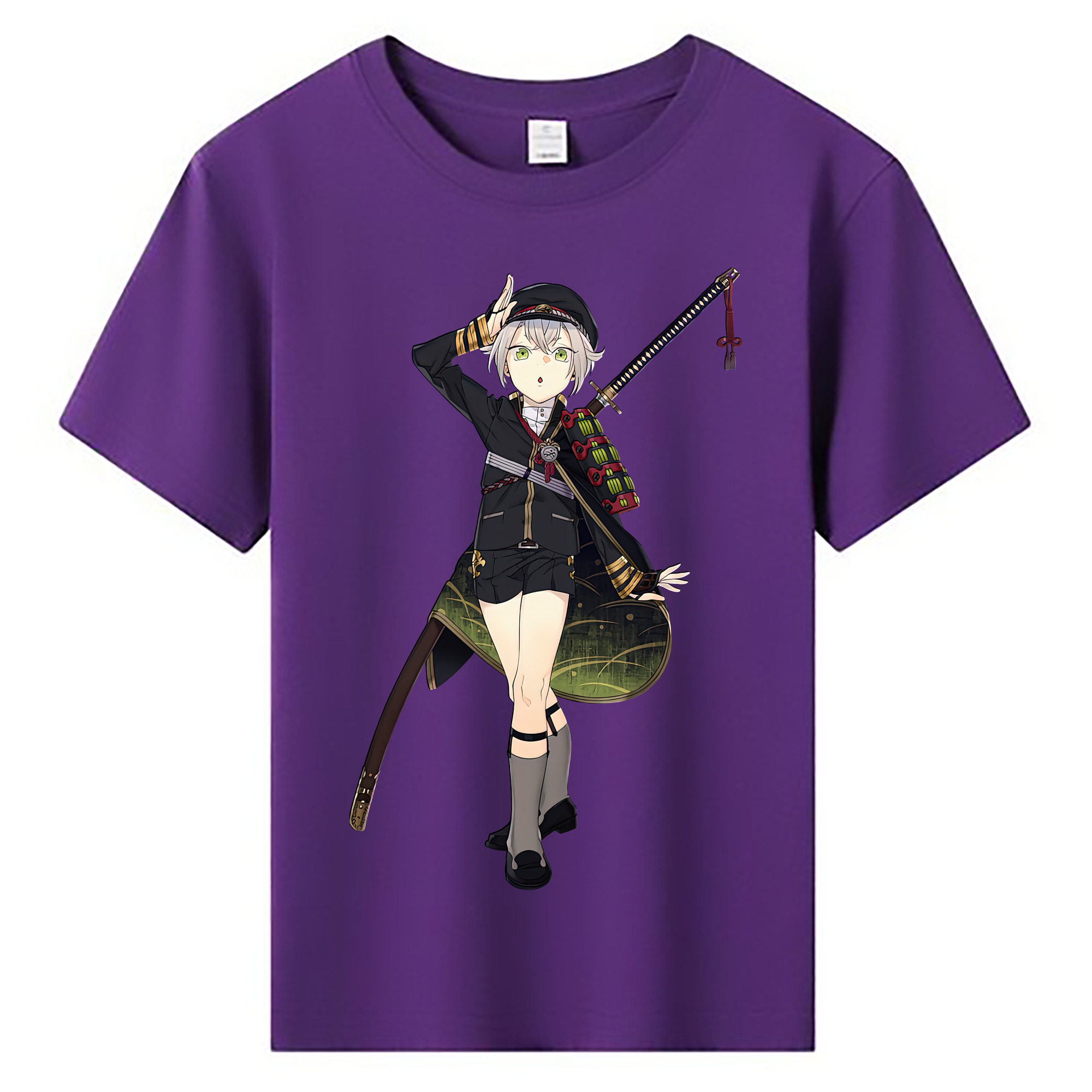 （画像用） 刀剣乱舞 Touken Ranbu 綿100％キッズTシャツ（フロントプリント）