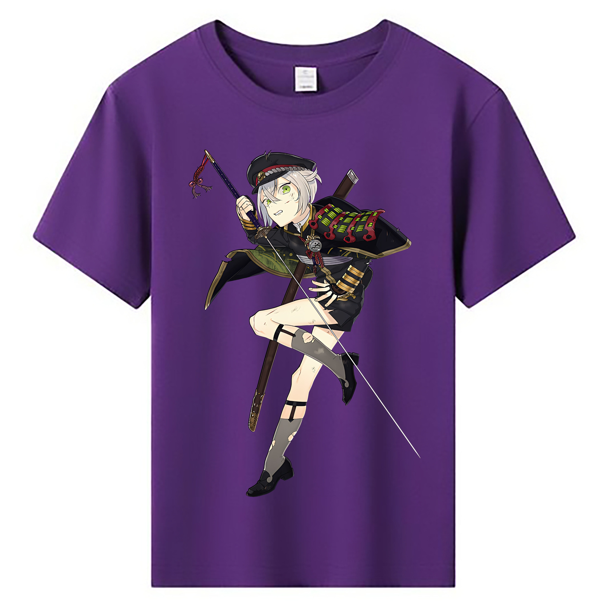 （画像用） 刀剣乱舞 Touken Ranbu 綿100％キッズTシャツ（フロントプリント）