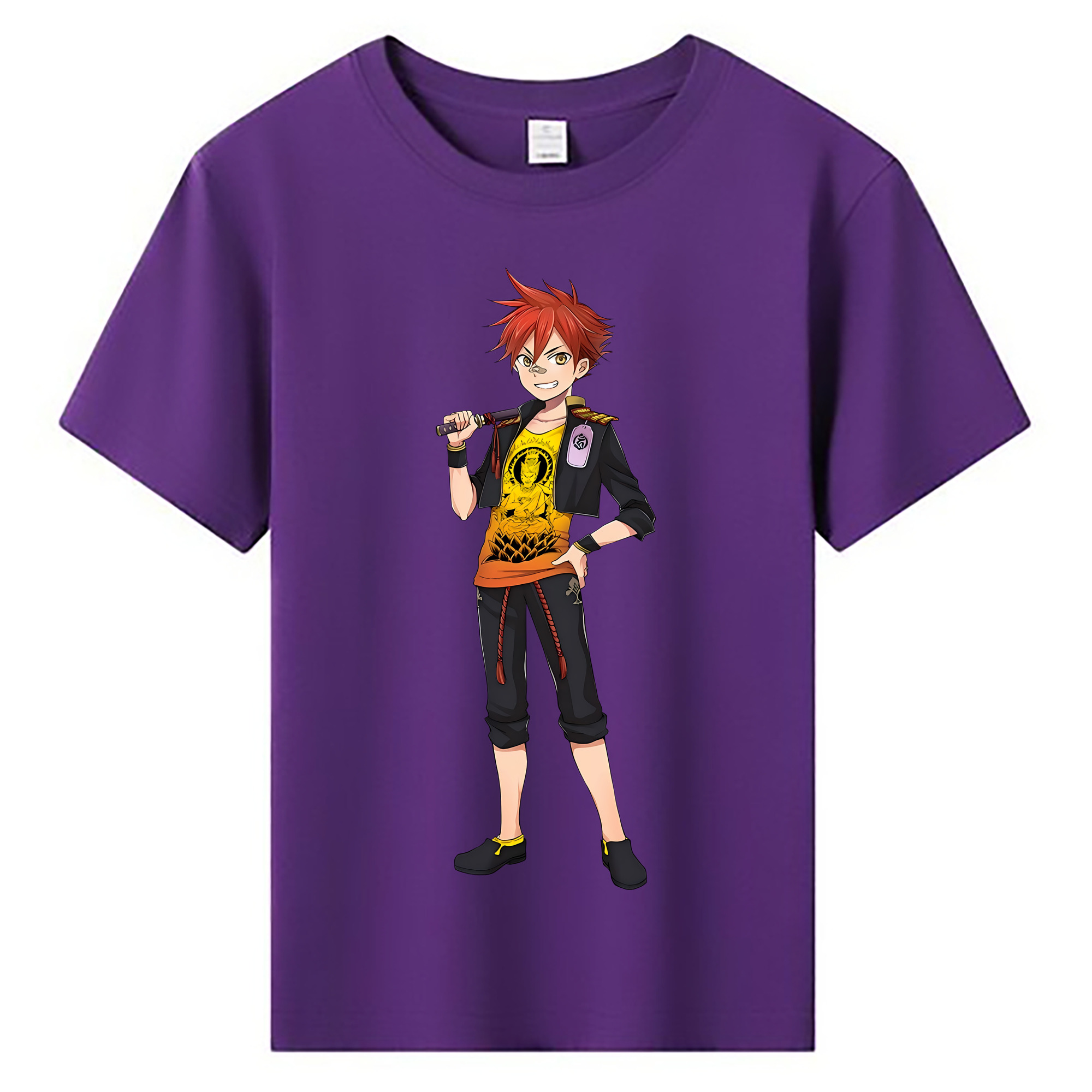 （画像用） 刀剣乱舞 Touken Ranbu 綿100％キッズTシャツ（フロントプリント）