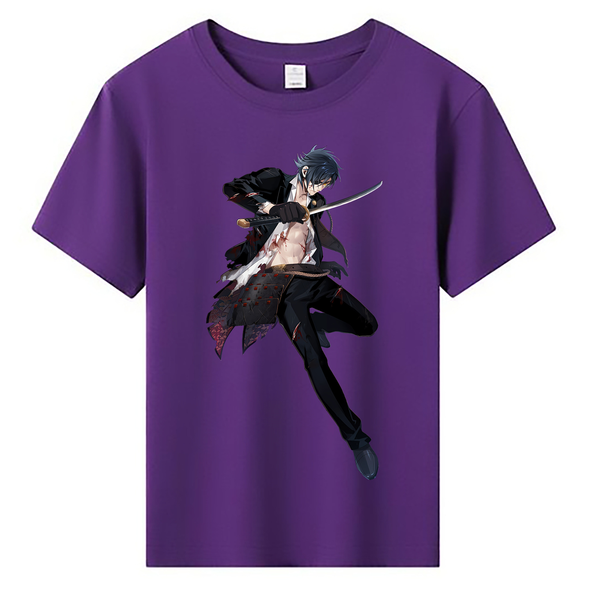 （画像用） 刀剣乱舞 Touken Ranbu 綿100％キッズTシャツ（フロントプリント）