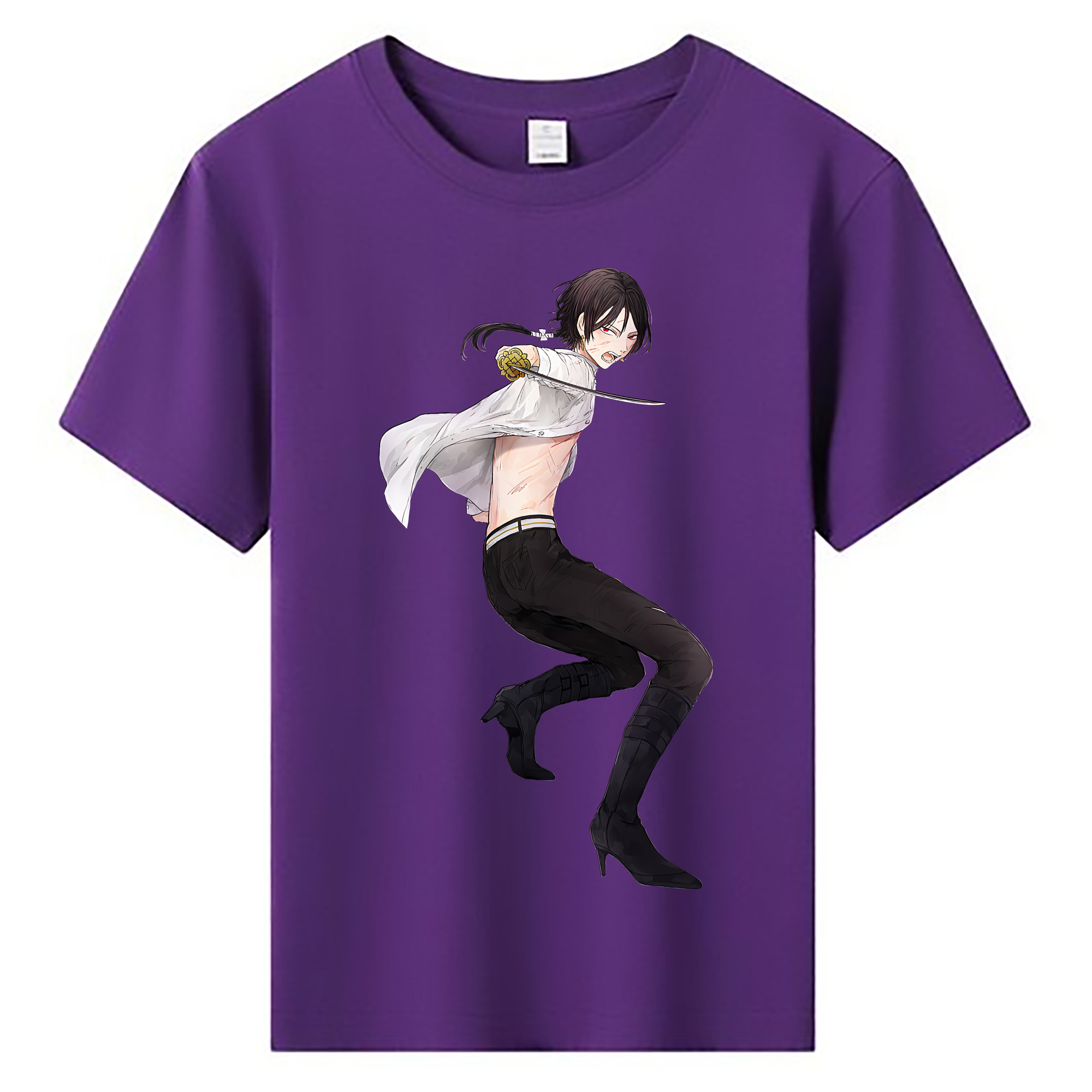 （画像用） 刀剣乱舞 Touken Ranbu 綿100％キッズTシャツ（フロントプリント）