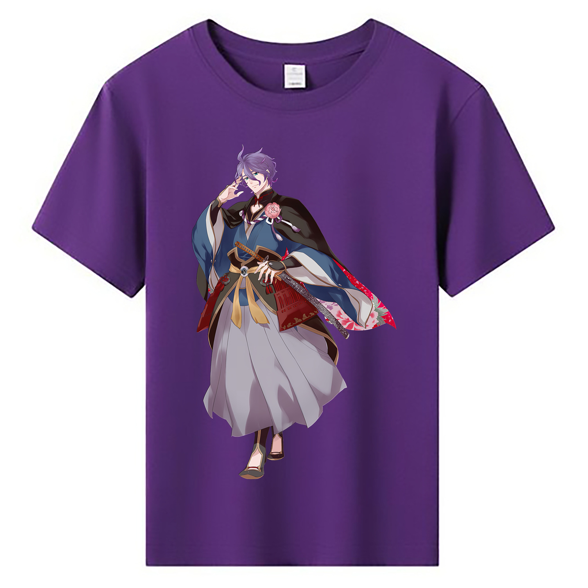 （画像用） 刀剣乱舞 Touken Ranbu 綿100％キッズTシャツ（フロントプリント）