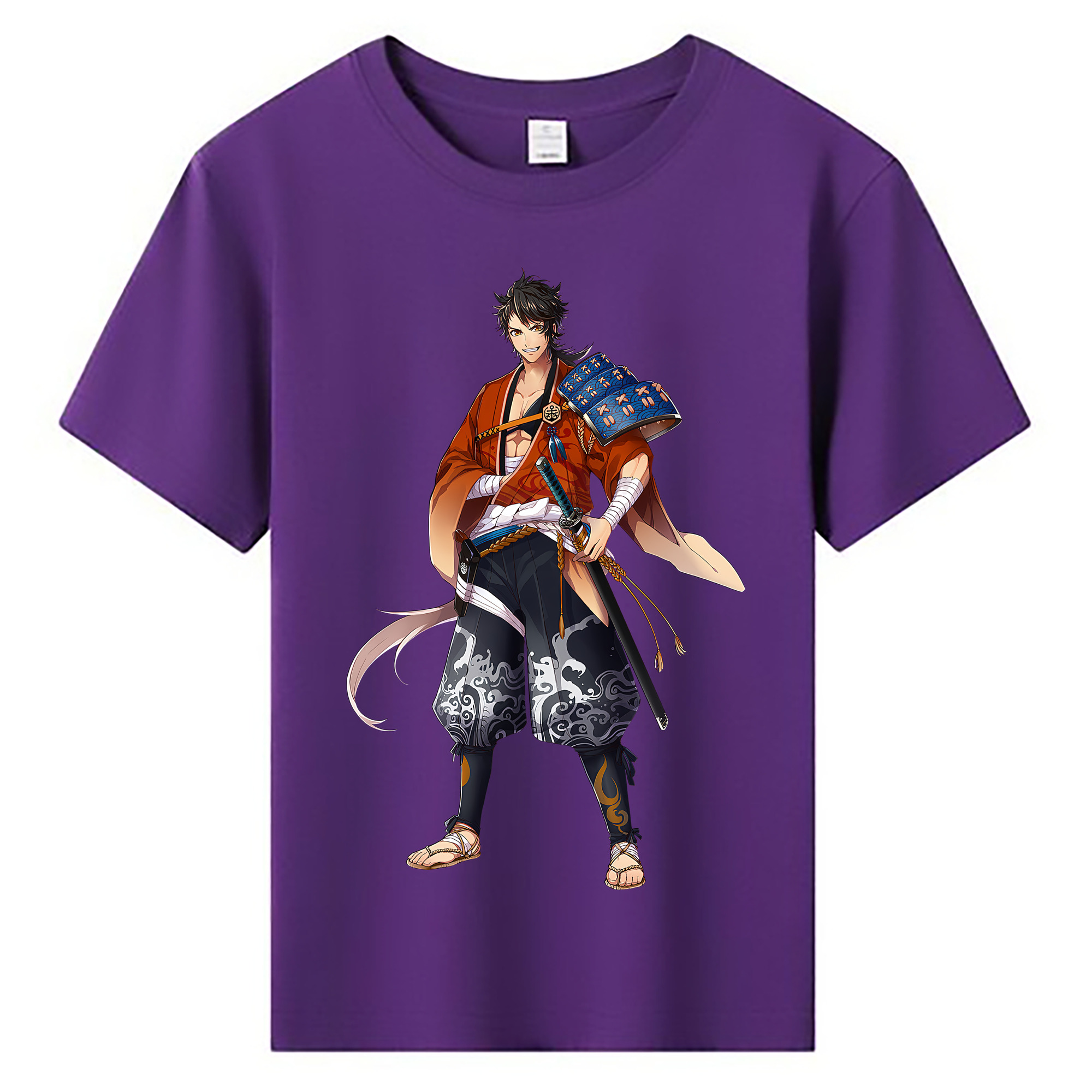 （画像用） 刀剣乱舞 Touken Ranbu 綿100％キッズTシャツ（フロントプリント）