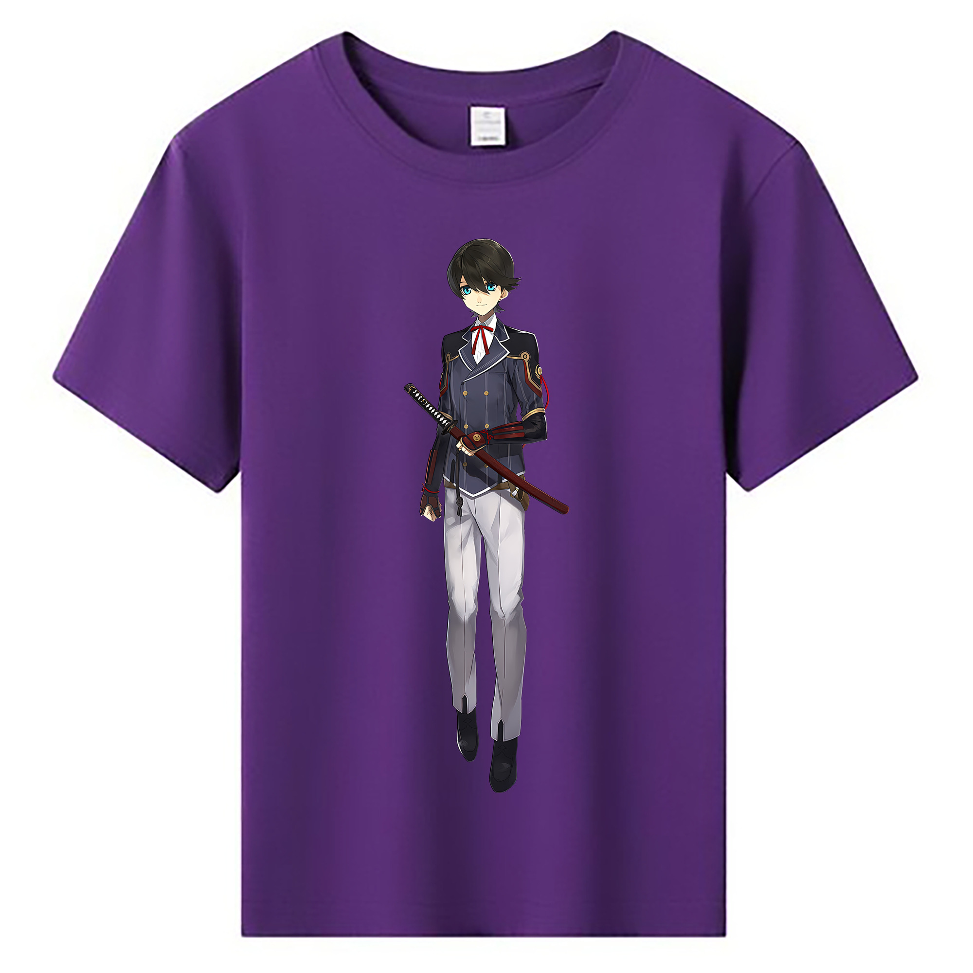 （画像用） 刀剣乱舞 Touken Ranbu 綿100％キッズTシャツ（フロントプリント）