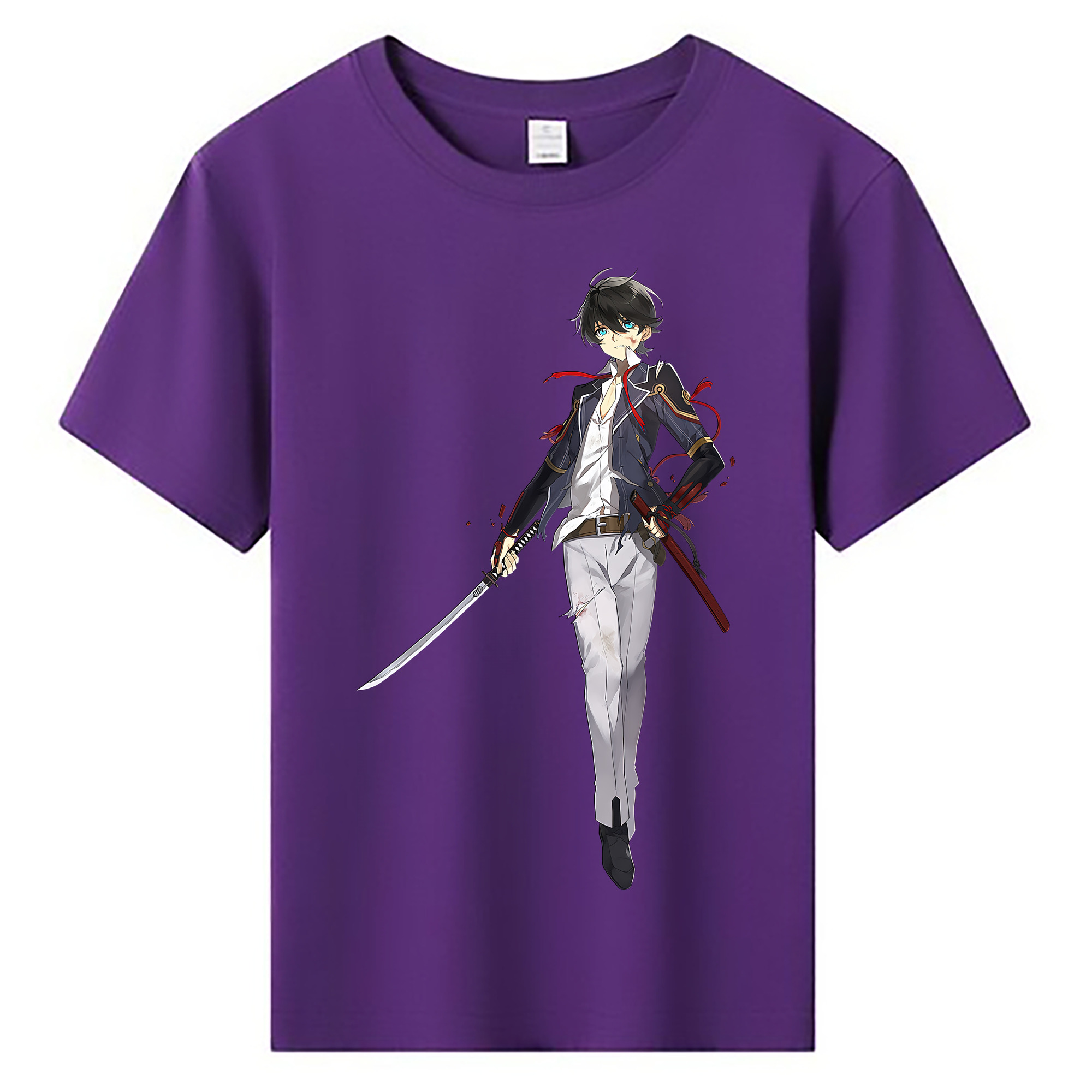（画像用） 刀剣乱舞 Touken Ranbu 綿100％キッズTシャツ（フロントプリント）