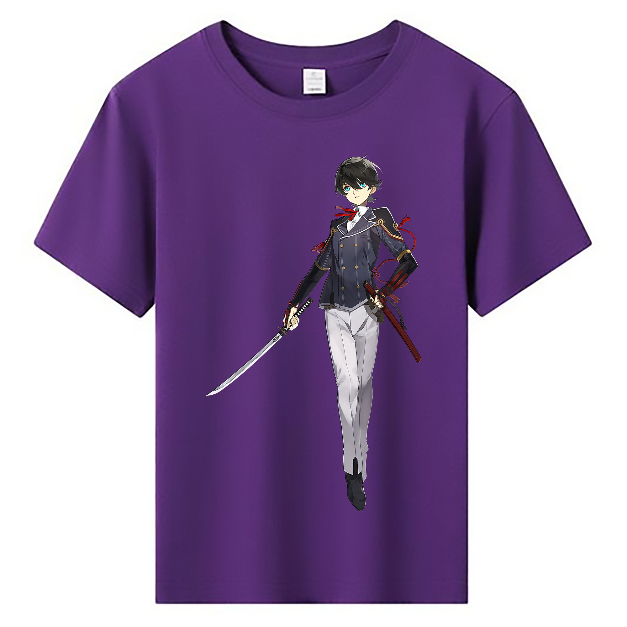 （画像用） 刀剣乱舞 Touken Ranbu 綿100％キッズTシャツ（フロントプリント）