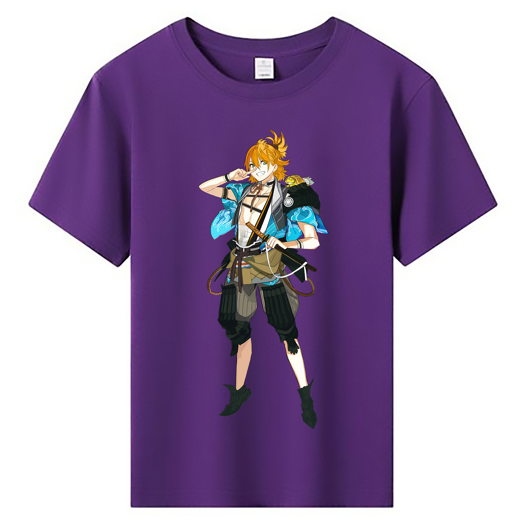 （画像用） 刀剣乱舞 Touken Ranbu 綿100％キッズTシャツ（フロントプリント）