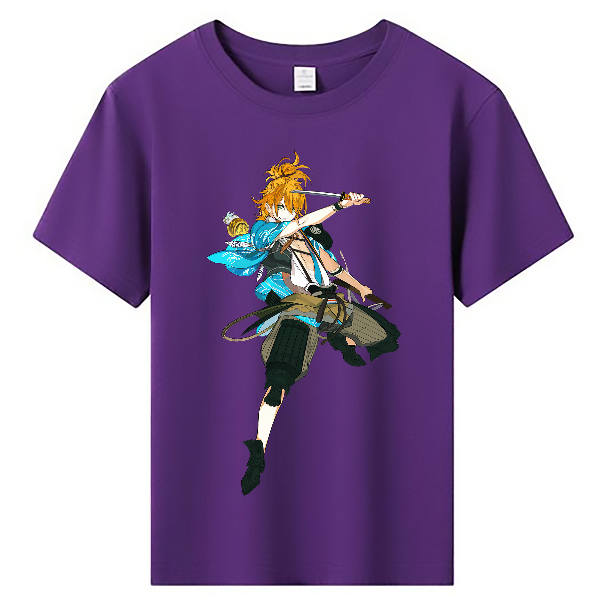 （画像用） 刀剣乱舞 Touken Ranbu 綿100％キッズTシャツ（フロントプリント）