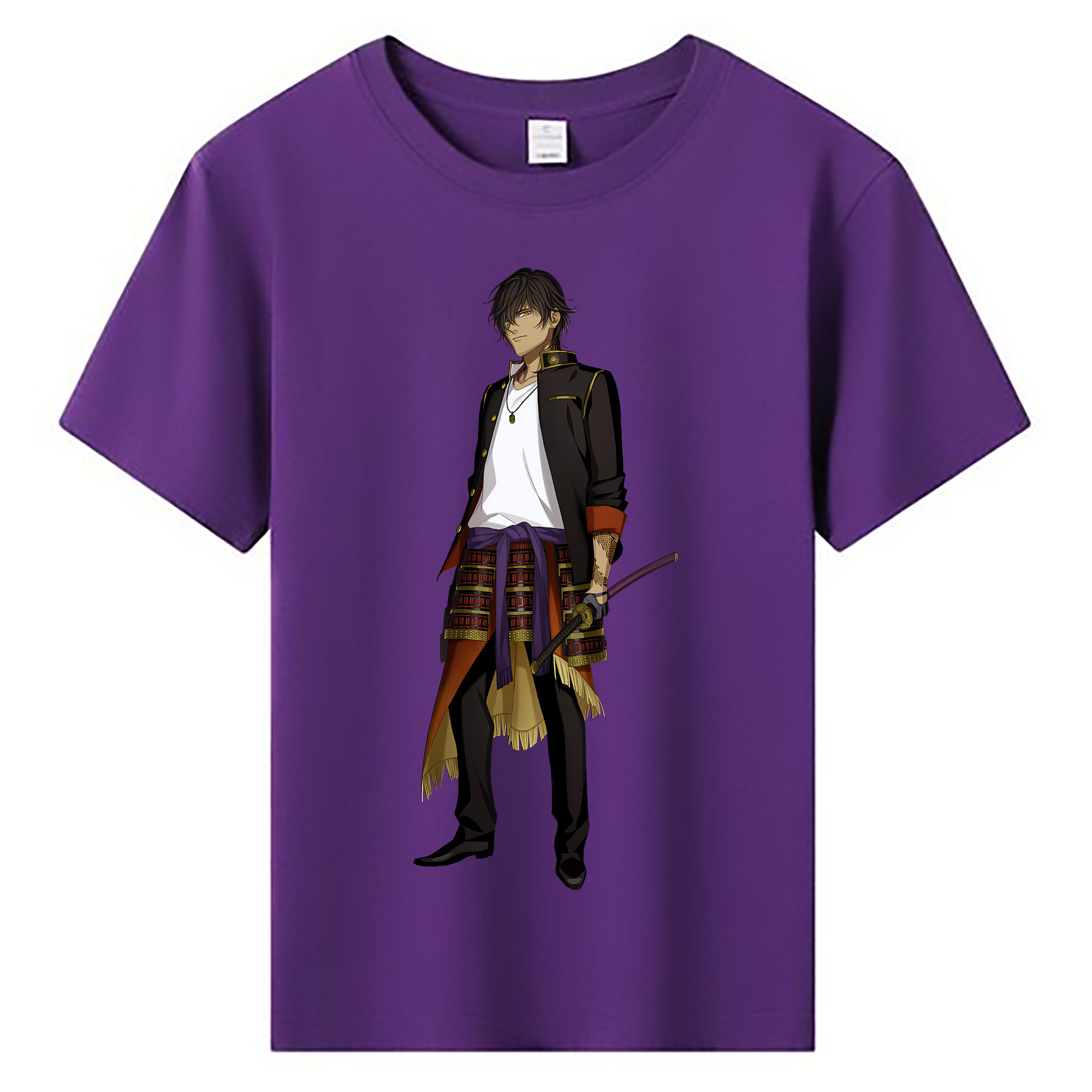 （画像用） 刀剣乱舞 Touken Ranbu 綿100％キッズTシャツ（フロントプリント）