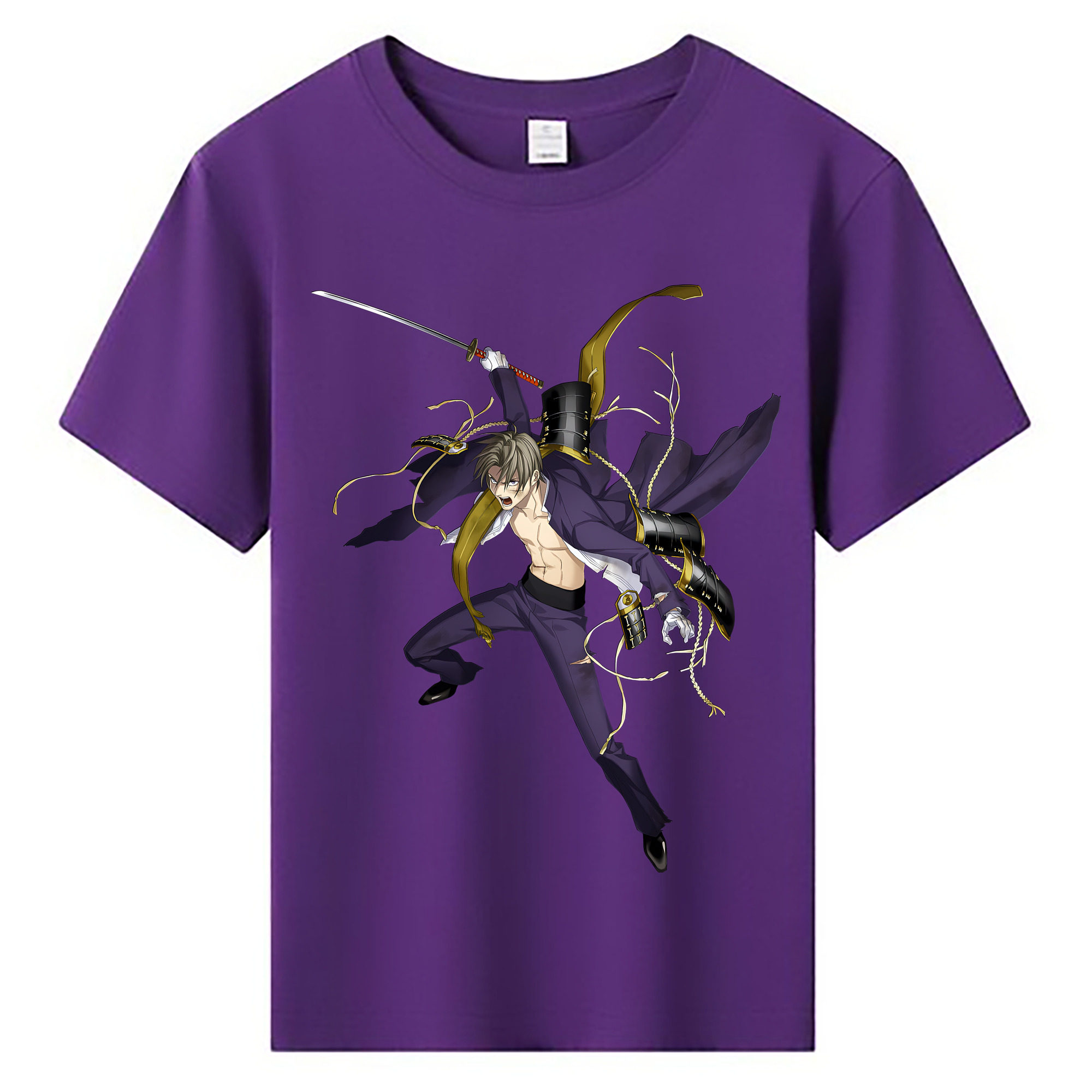 （画像用） 刀剣乱舞 Touken Ranbu 綿100％キッズTシャツ（フロントプリント）