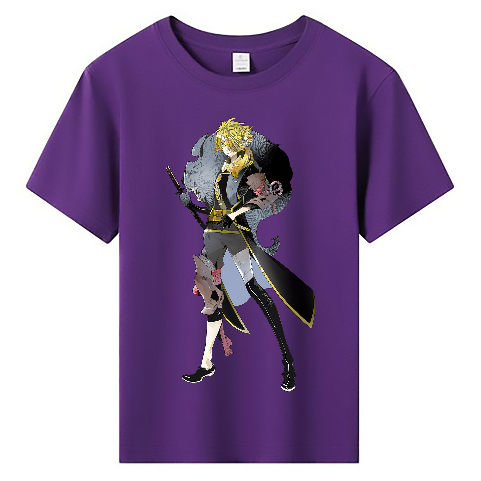 （画像用） 刀剣乱舞 Touken Ranbu 綿100％キッズTシャツ（フロントプリント）