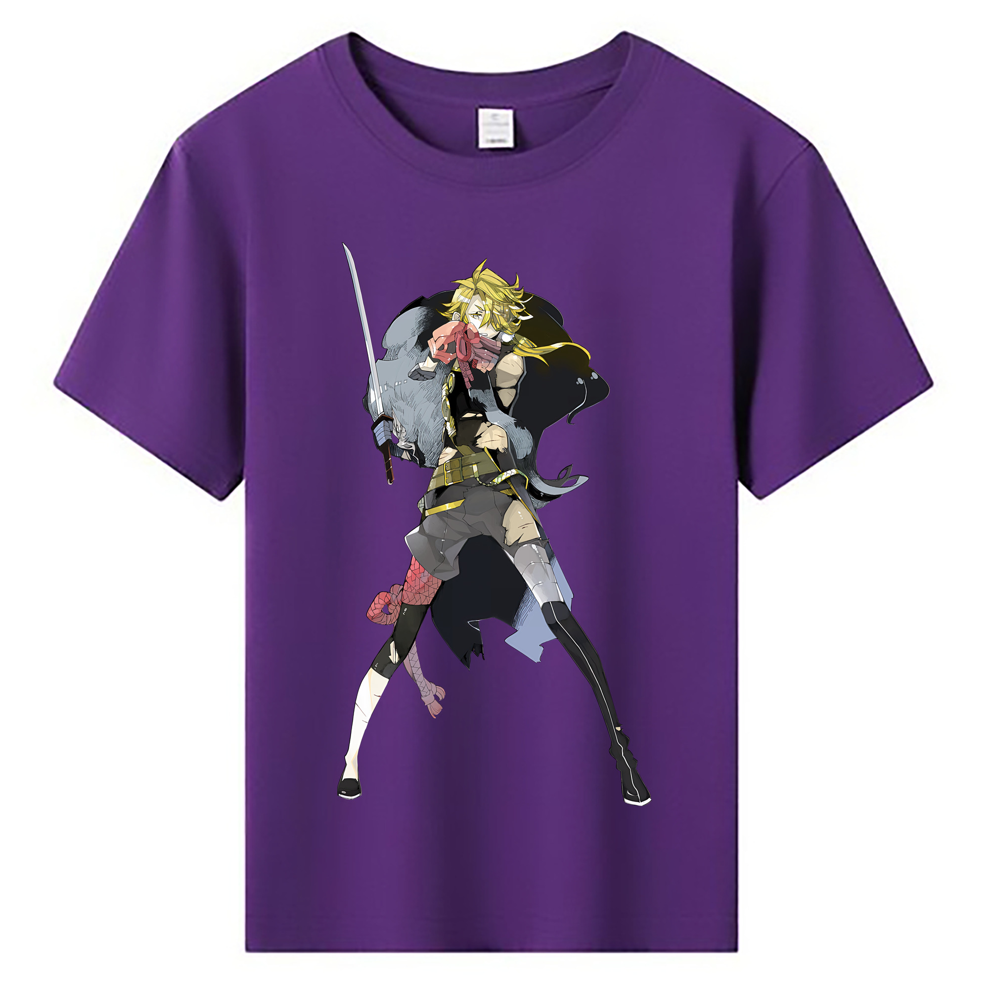 （画像用） 刀剣乱舞 Touken Ranbu 綿100％キッズTシャツ（フロントプリント）