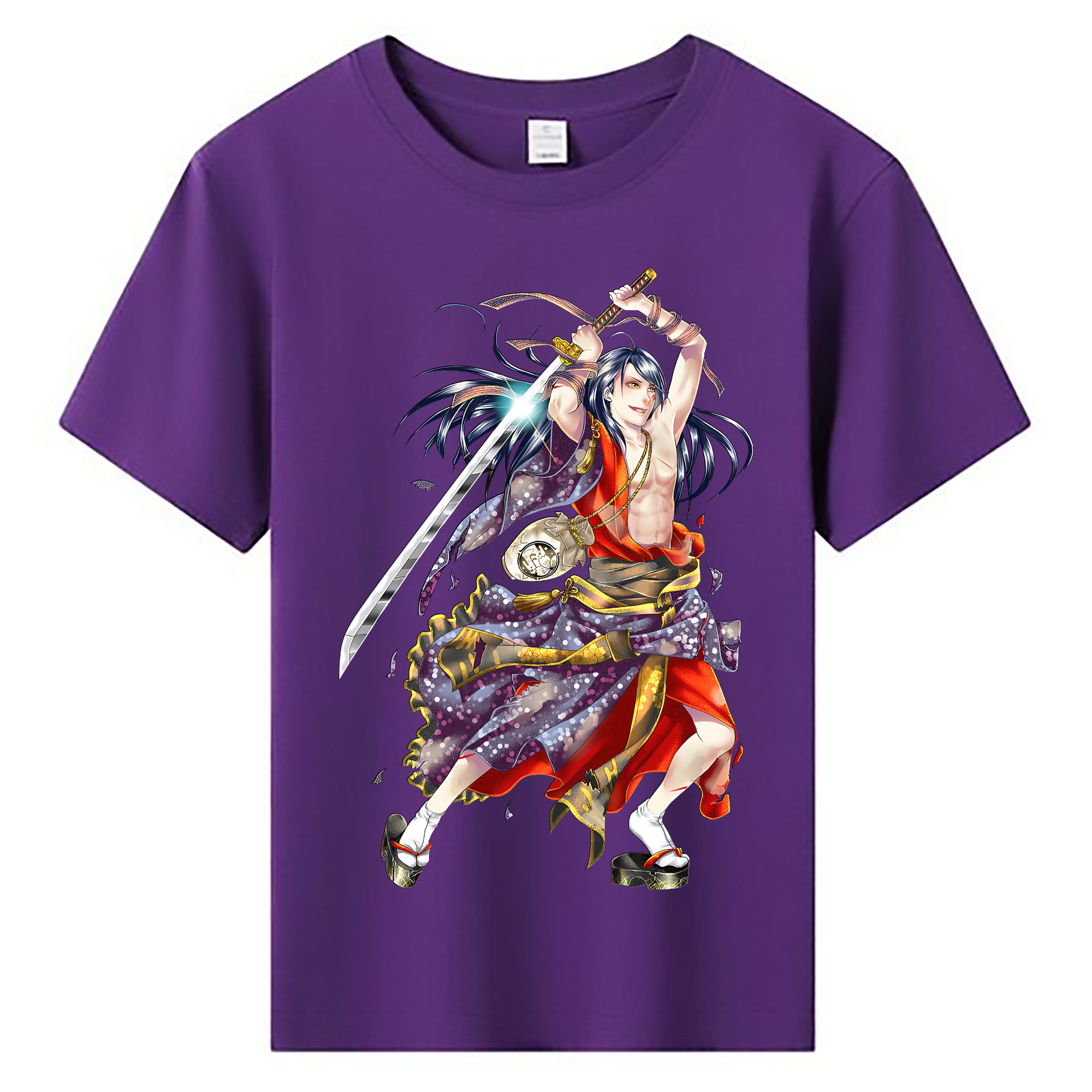 （画像用） 刀剣乱舞 Touken Ranbu 綿100％キッズTシャツ（フロントプリント）