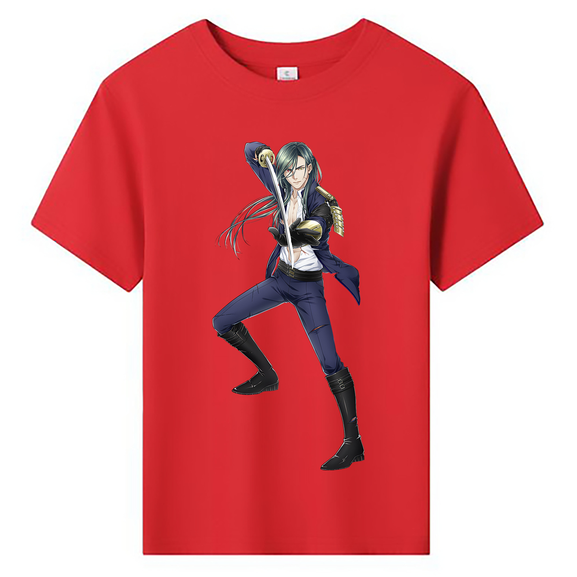 （画像用） 刀剣乱舞 Touken Ranbu 綿100％キッズTシャツ（フロントプリント）