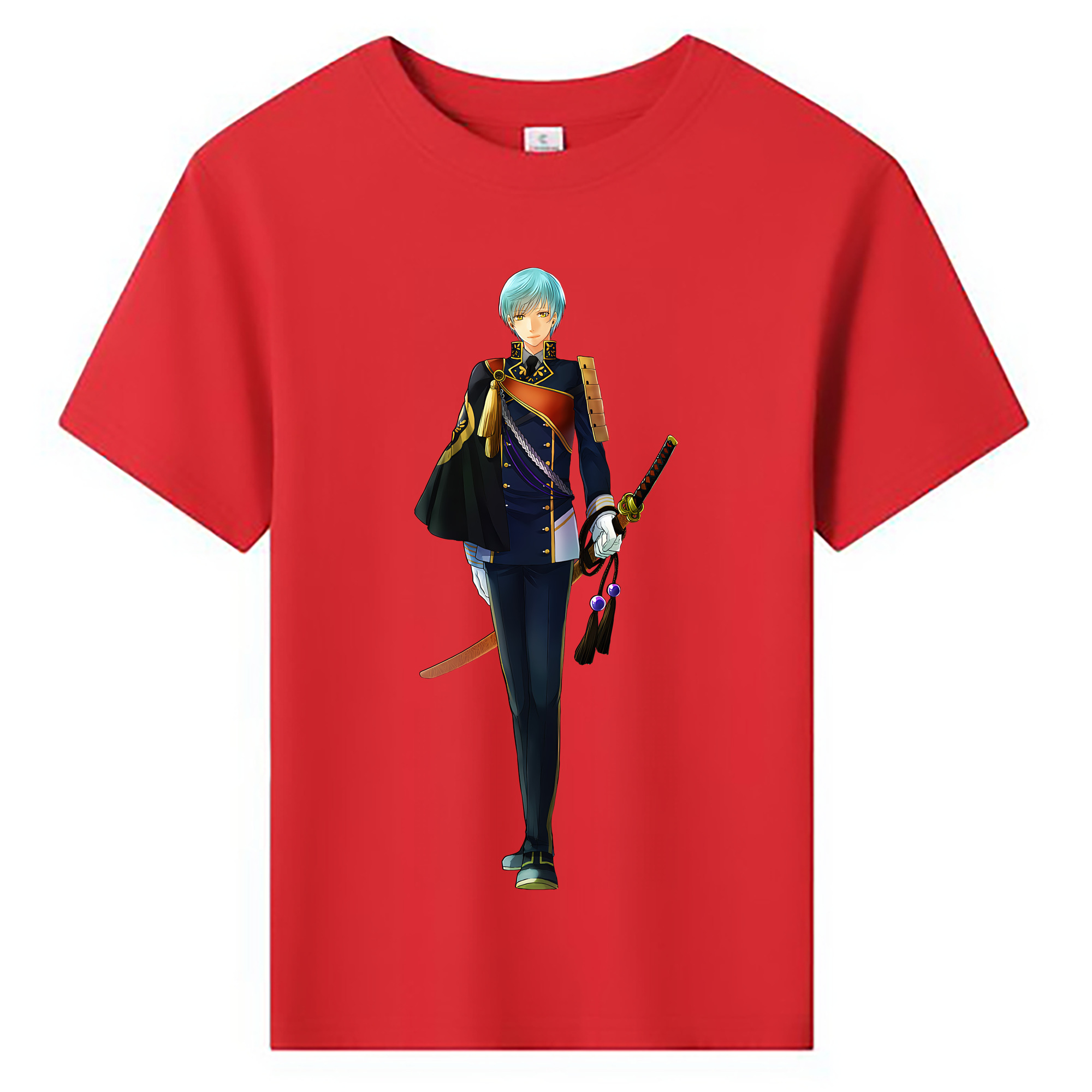 （画像用） 刀剣乱舞 Touken Ranbu 綿100％キッズTシャツ（フロントプリント）