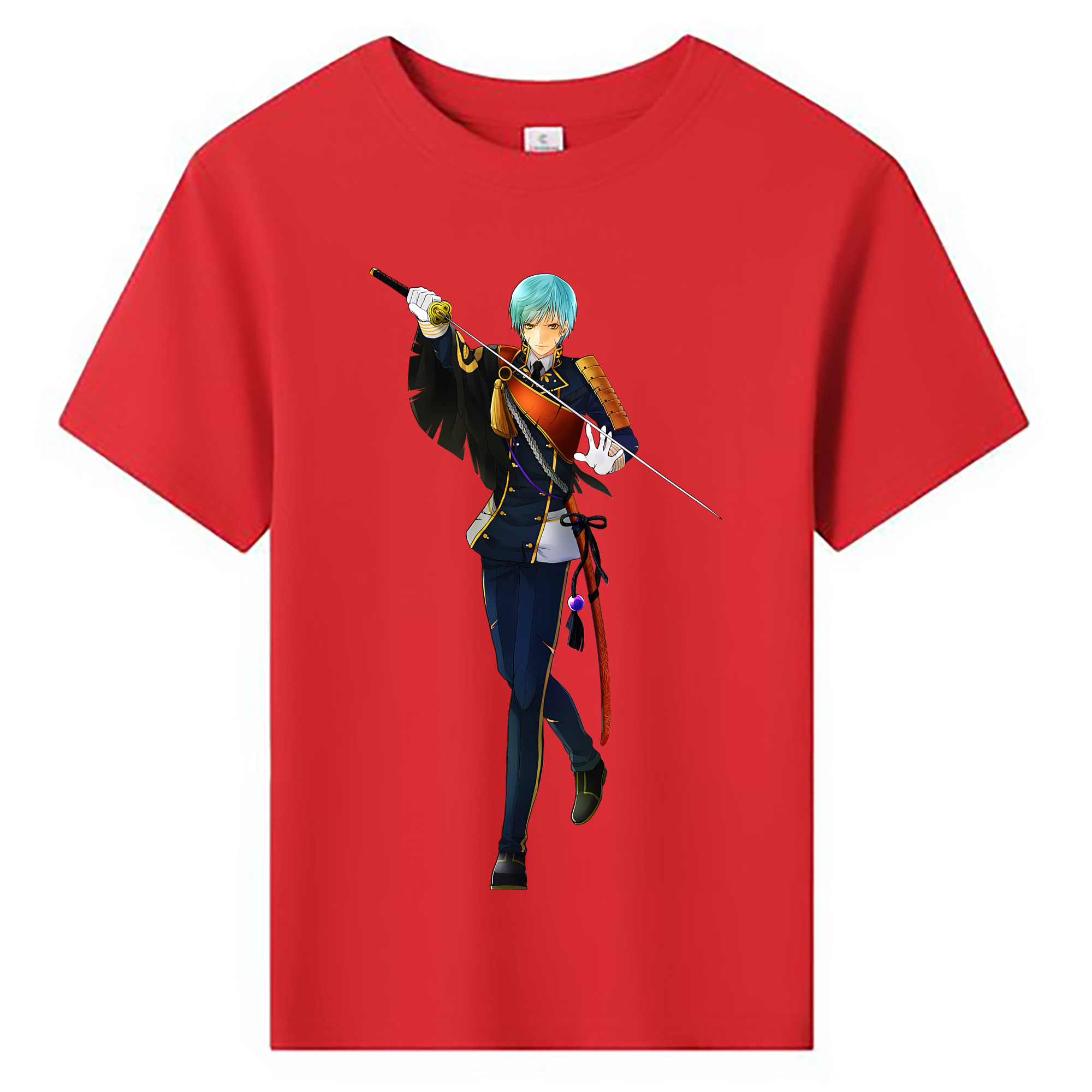 （画像用） 刀剣乱舞 Touken Ranbu 綿100％キッズTシャツ（フロントプリント）