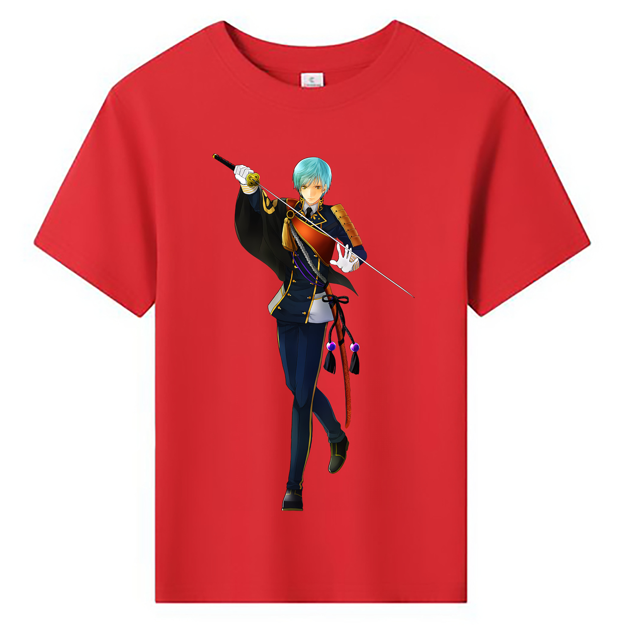（画像用） 刀剣乱舞 Touken Ranbu 綿100％キッズTシャツ（フロントプリント）