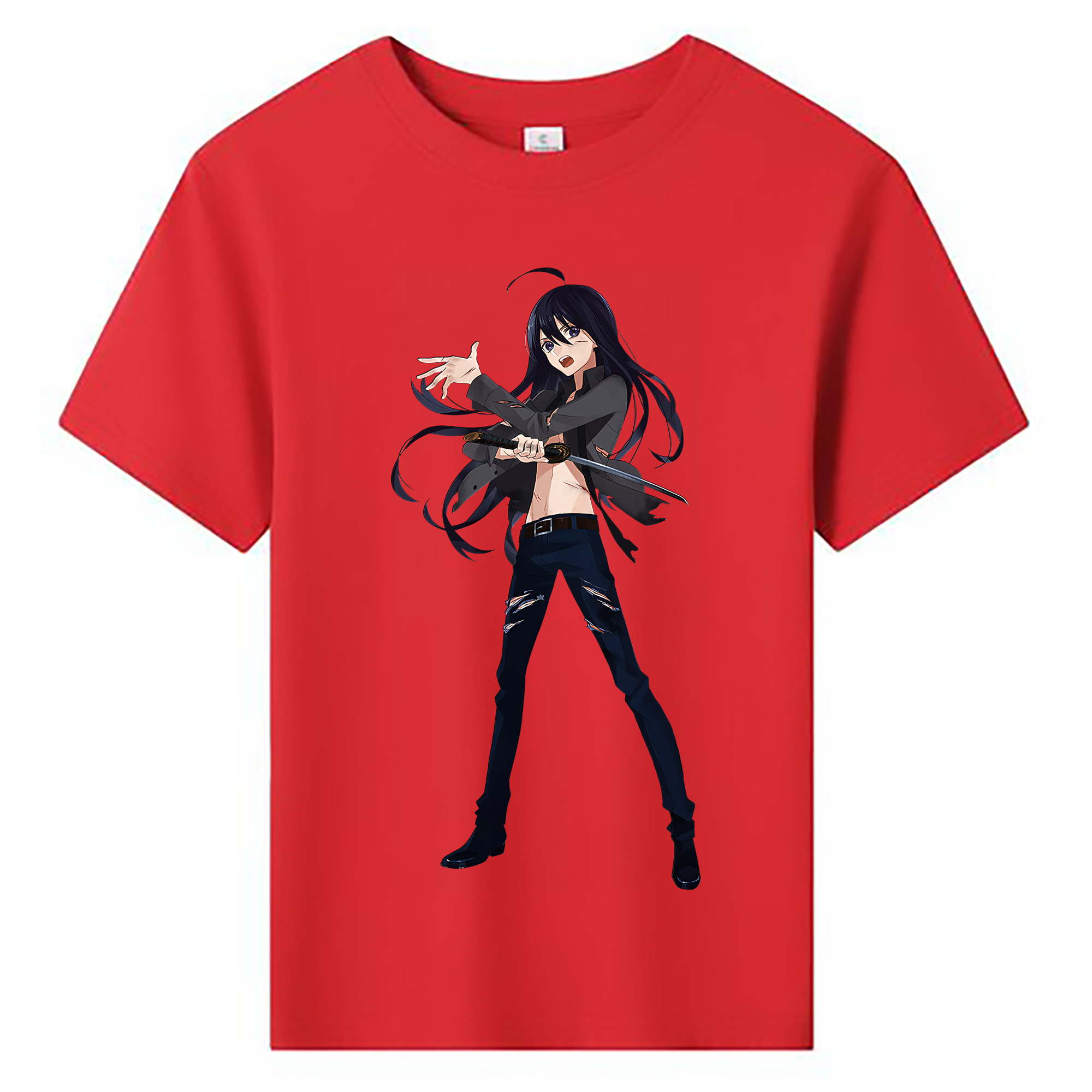 （画像用） 刀剣乱舞 Touken Ranbu 綿100％キッズTシャツ（フロントプリント）
