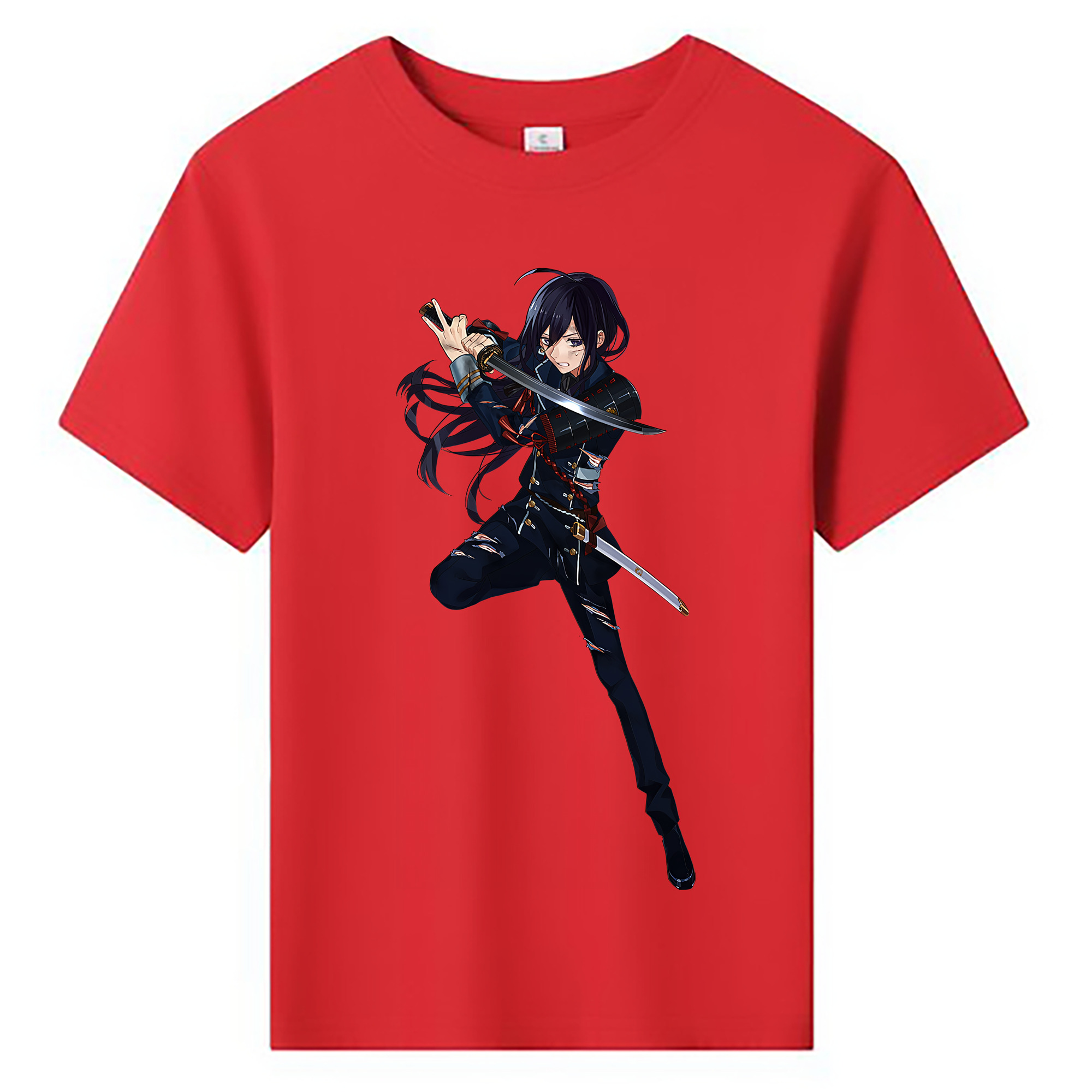 （画像用） 刀剣乱舞 Touken Ranbu 綿100％キッズTシャツ（フロントプリント）