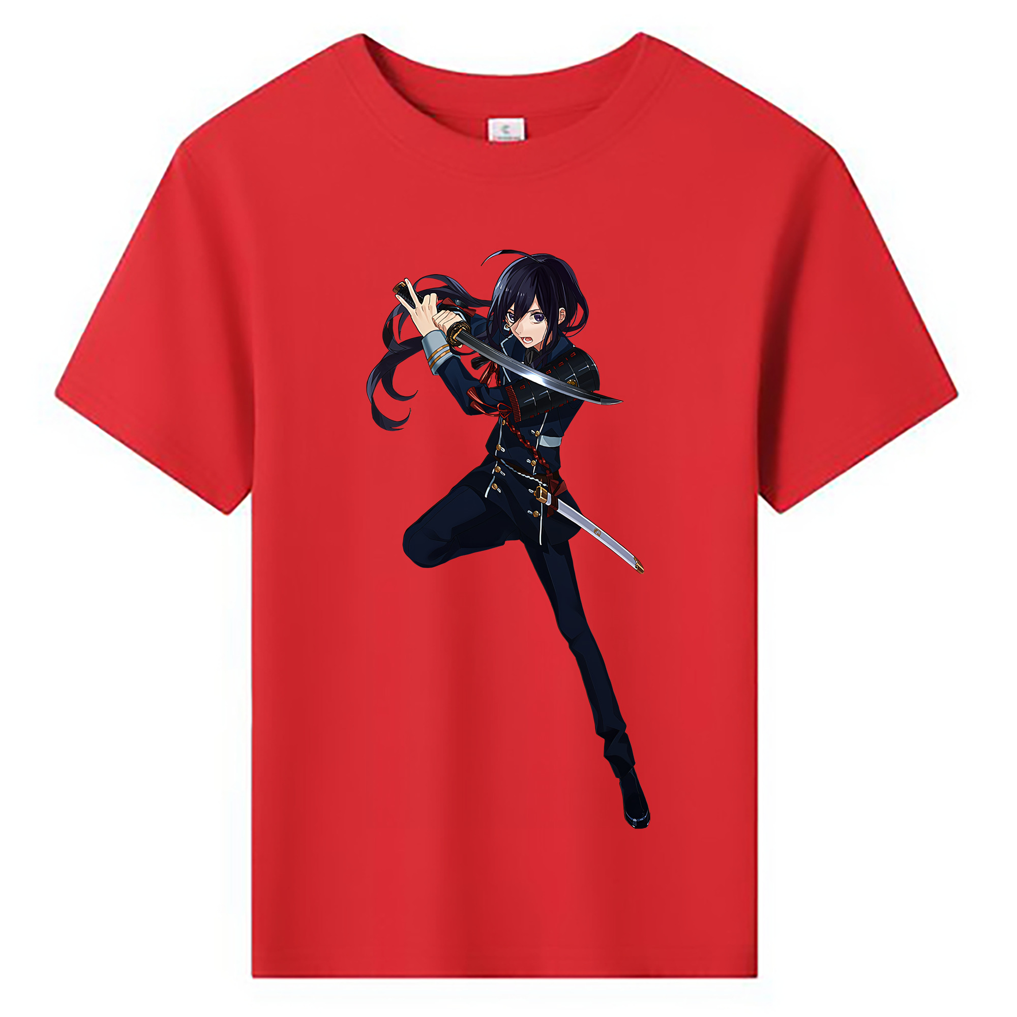 （画像用） 刀剣乱舞 Touken Ranbu 綿100％キッズTシャツ（フロントプリント）