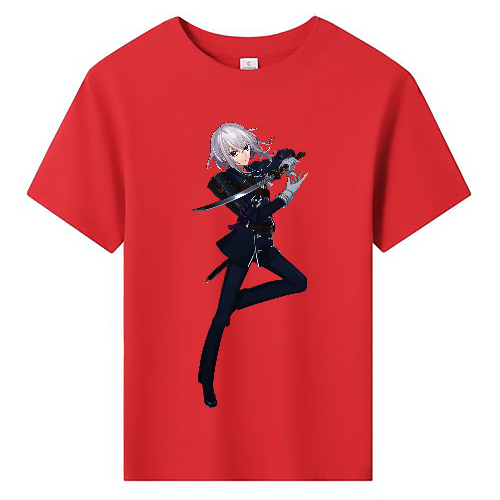 （画像用） 刀剣乱舞 Touken Ranbu 綿100％キッズTシャツ（フロントプリント）