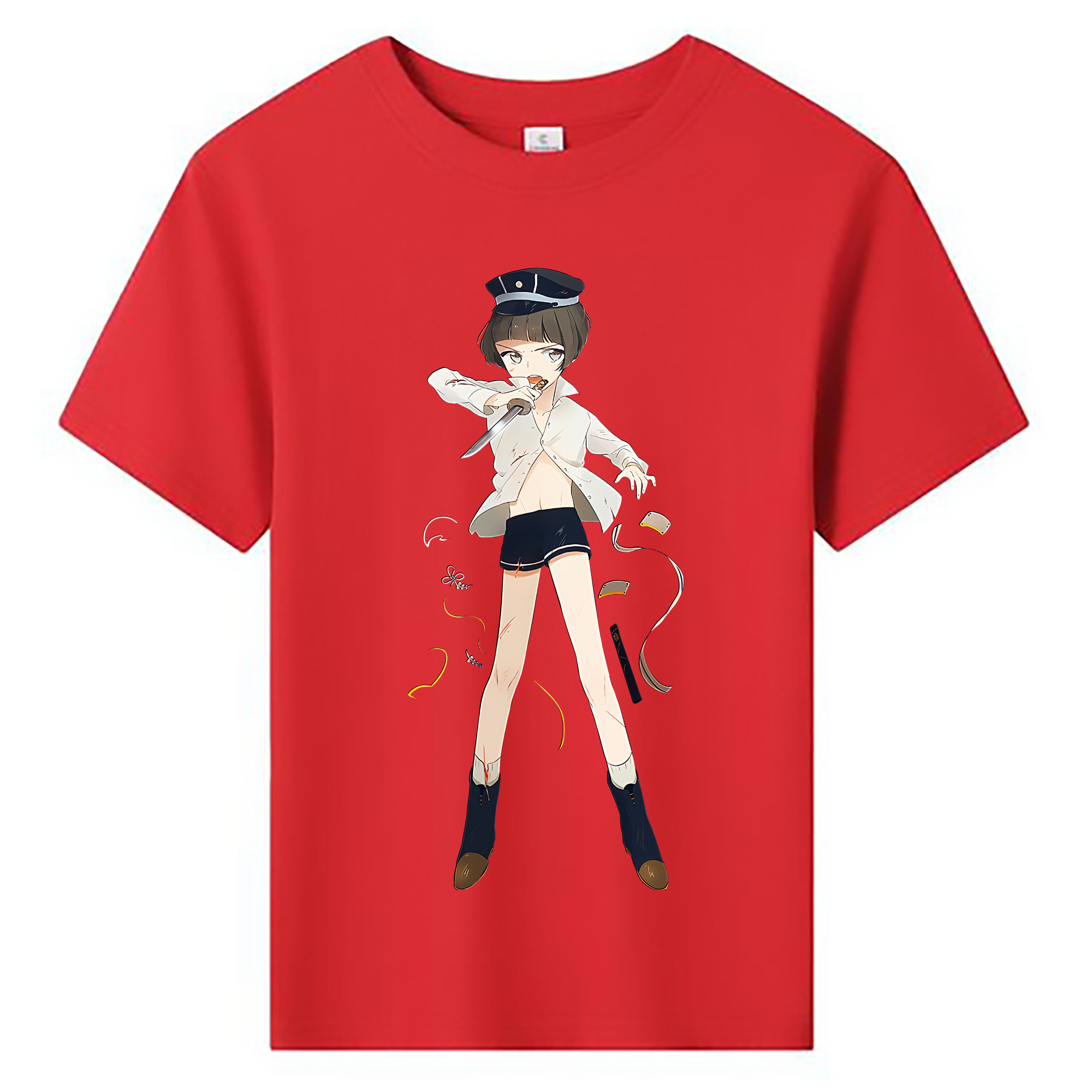 （画像用） 刀剣乱舞 Touken Ranbu 綿100％キッズTシャツ（フロントプリント）