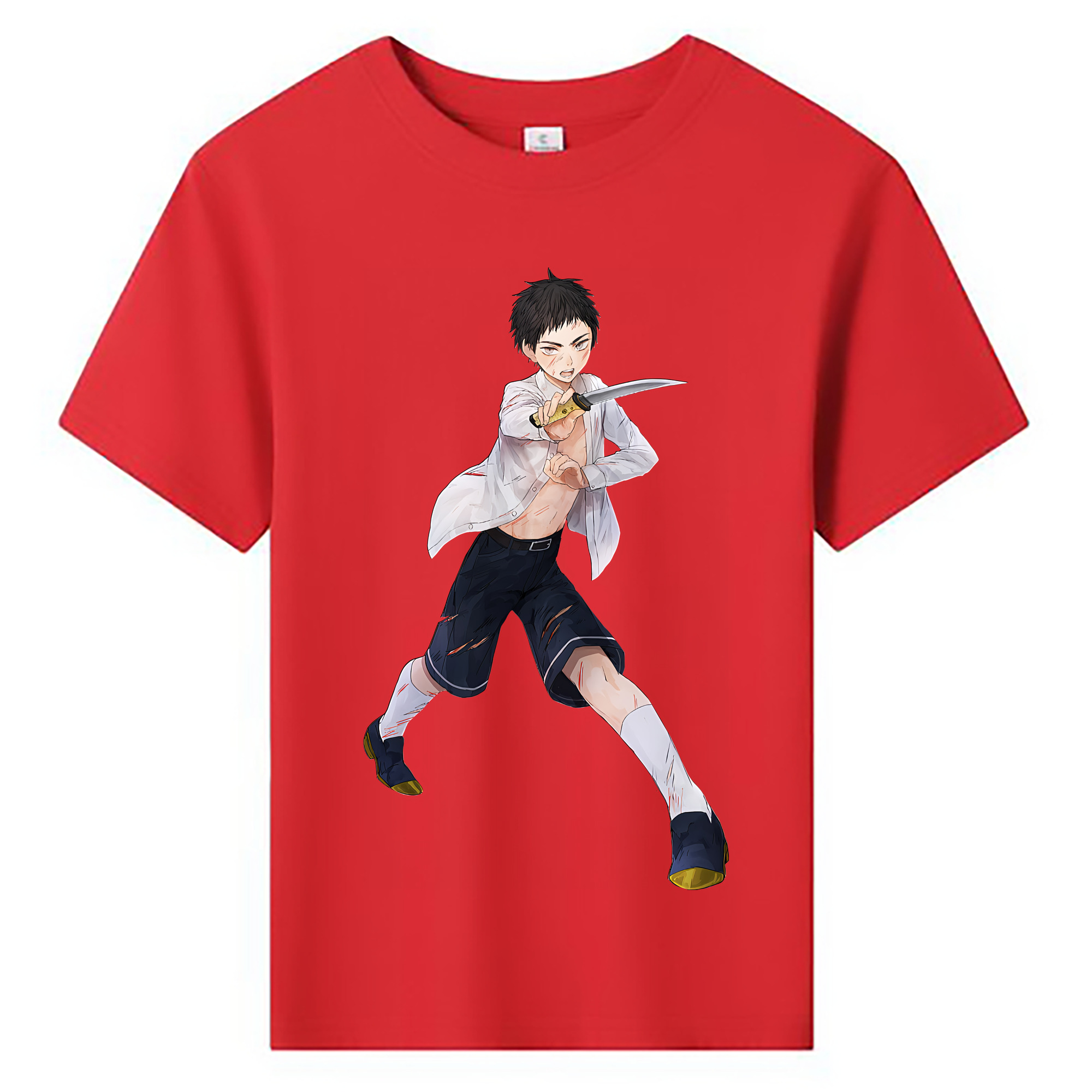 （画像用） 刀剣乱舞 Touken Ranbu 綿100％キッズTシャツ（フロントプリント）