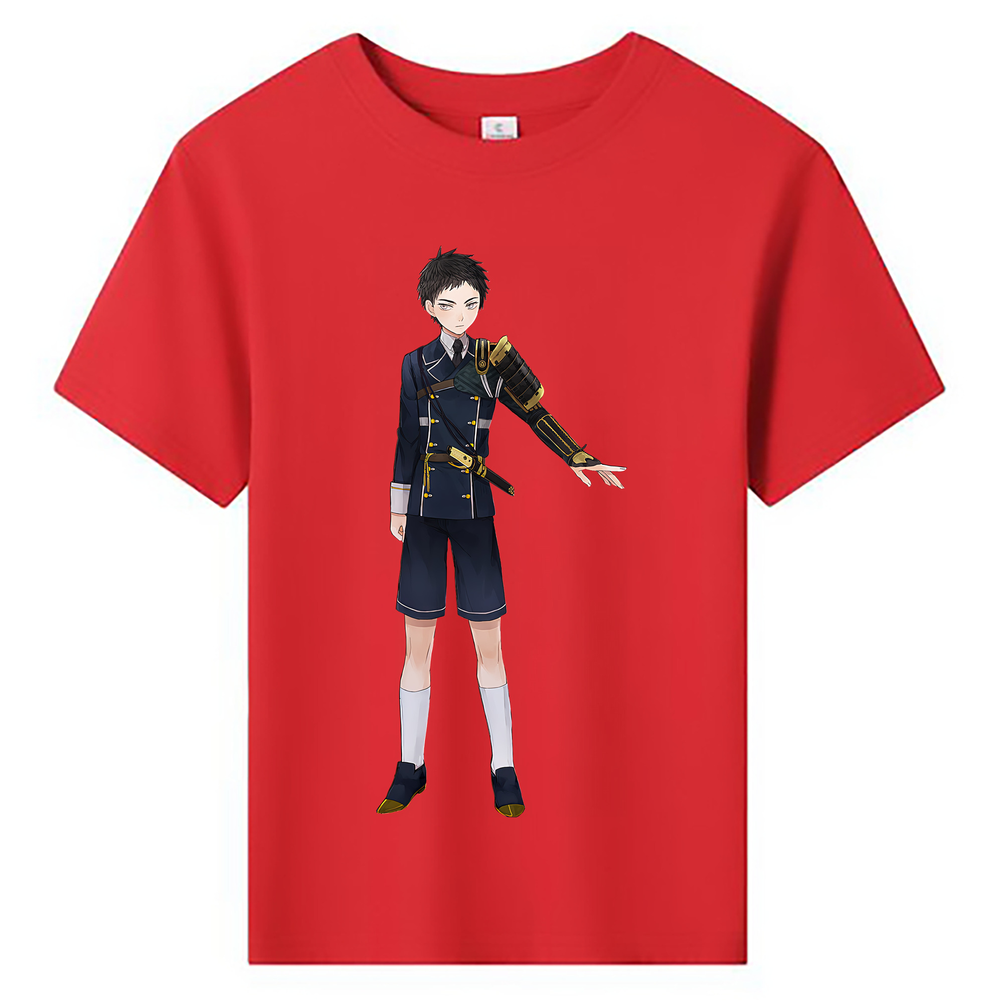 （画像用） 刀剣乱舞 Touken Ranbu 綿100％キッズTシャツ（フロントプリント）