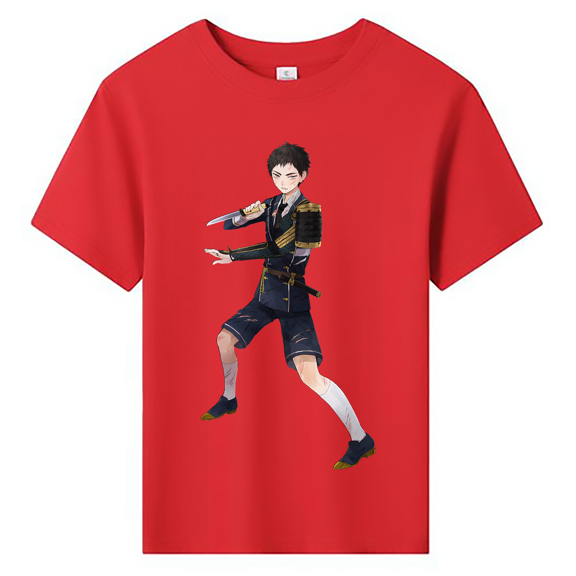 （画像用） 刀剣乱舞 Touken Ranbu 綿100％キッズTシャツ（フロントプリント）