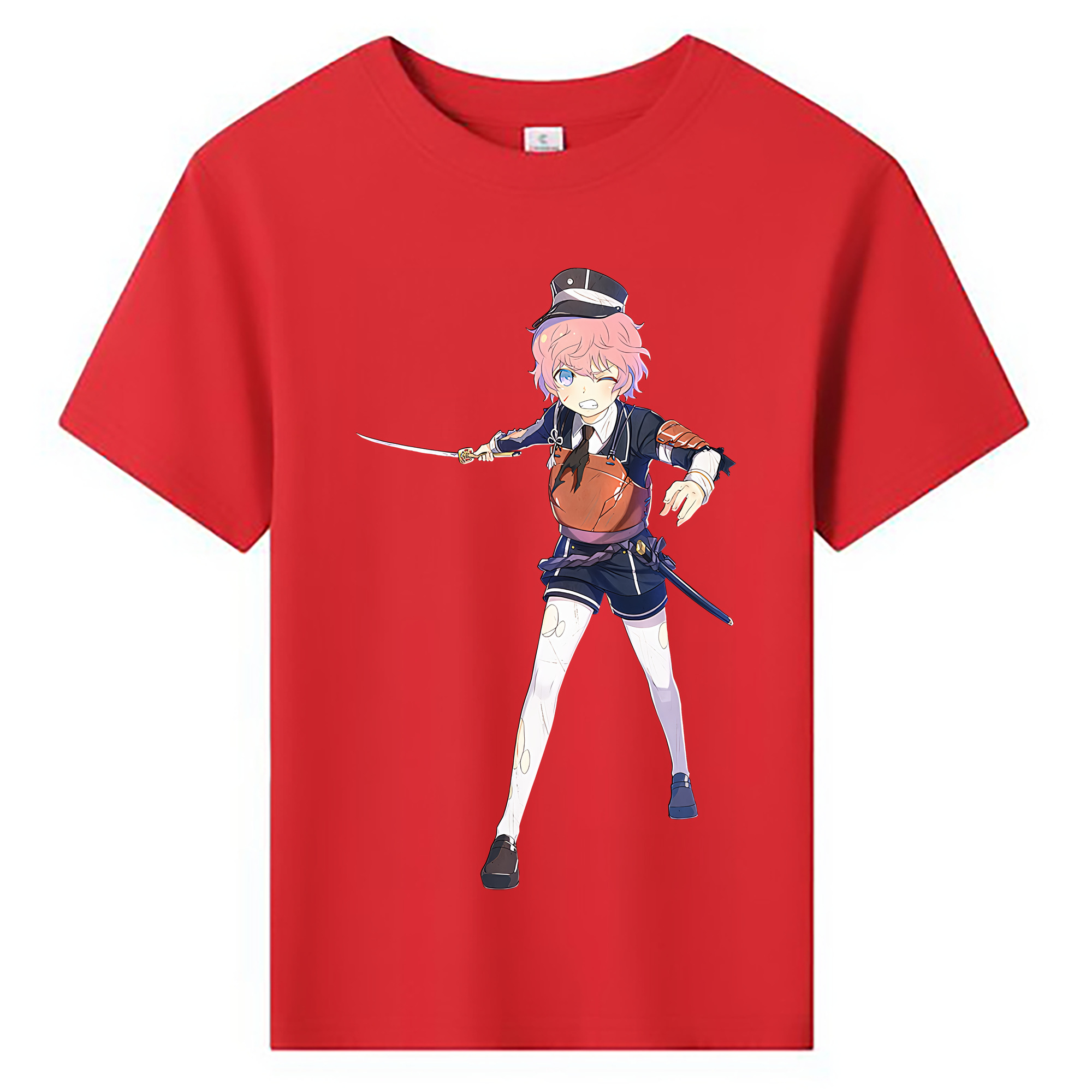 （画像用） 刀剣乱舞 Touken Ranbu 綿100％キッズTシャツ（フロントプリント）