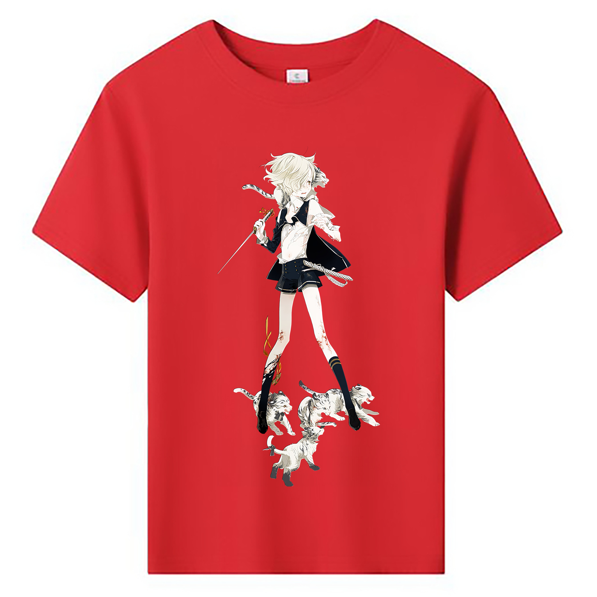（画像用） 刀剣乱舞 Touken Ranbu 綿100％キッズTシャツ（フロントプリント）