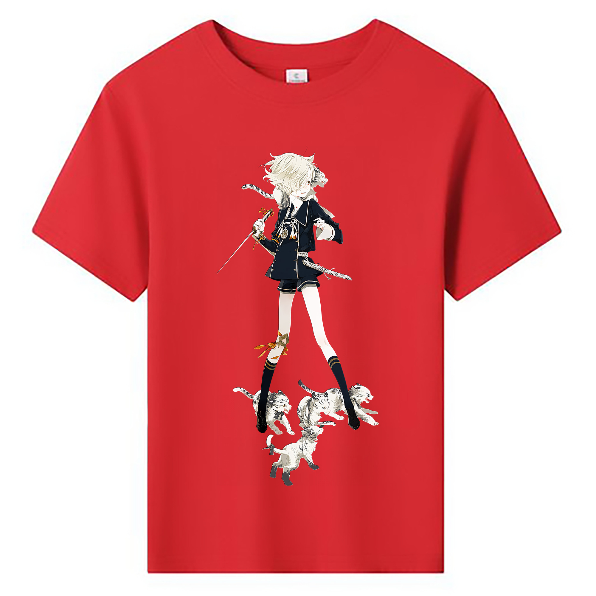 （画像用） 刀剣乱舞 Touken Ranbu 綿100％キッズTシャツ（フロントプリント）