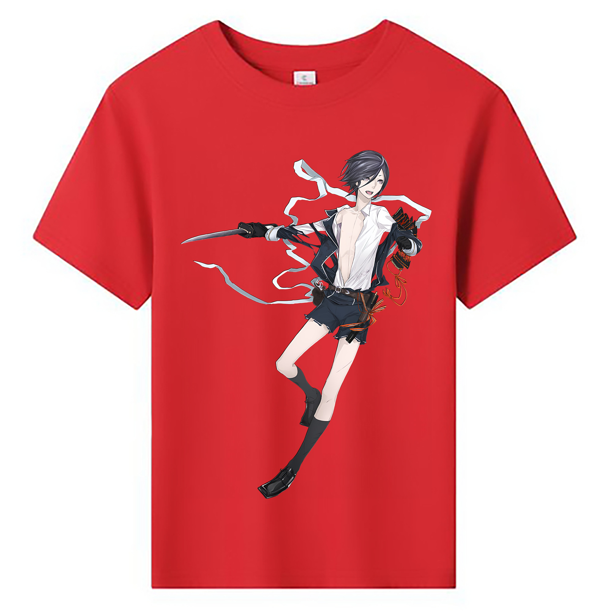 （画像用） 刀剣乱舞 Touken Ranbu 綿100％キッズTシャツ（フロントプリント）