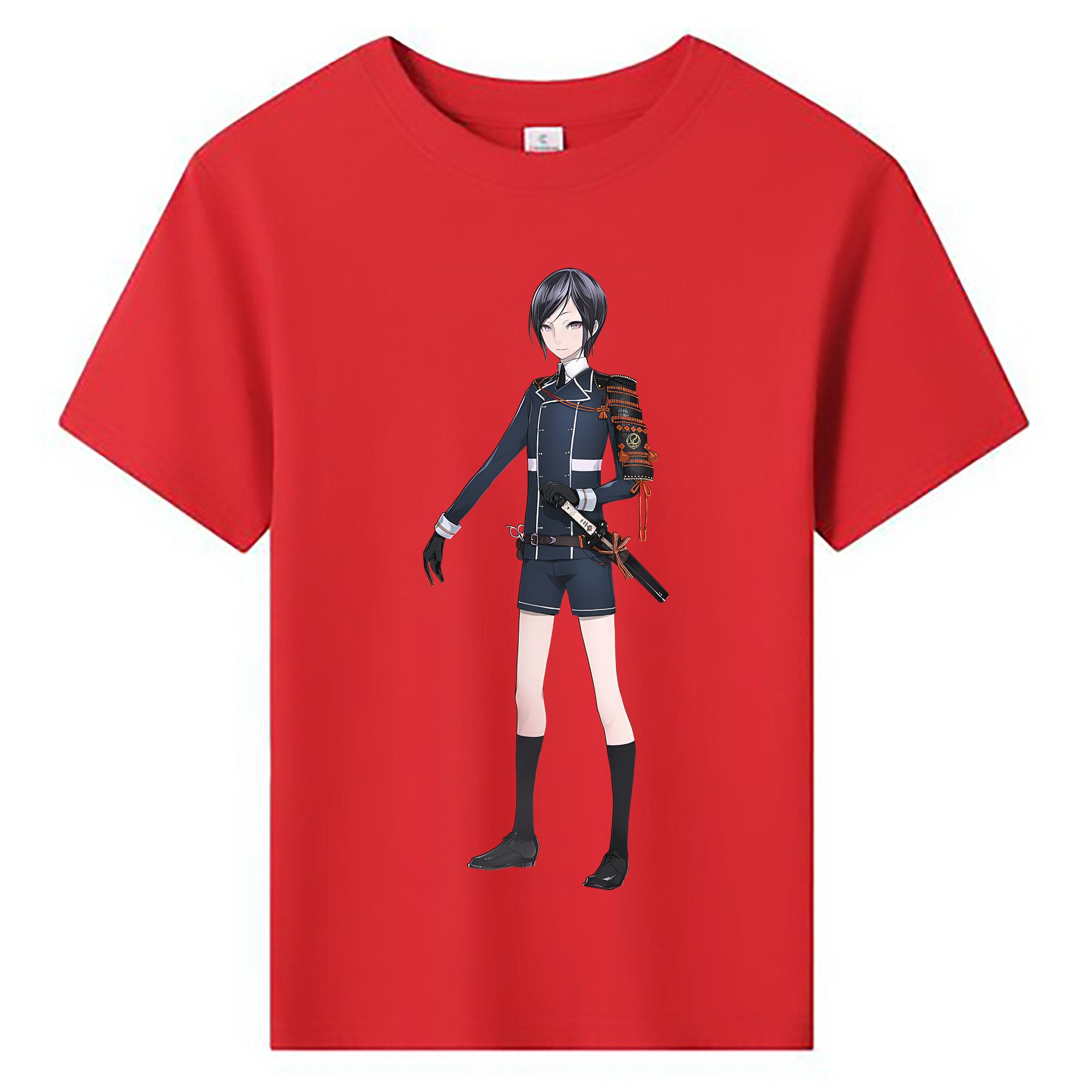 （画像用） 刀剣乱舞 Touken Ranbu 綿100％キッズTシャツ（フロントプリント）