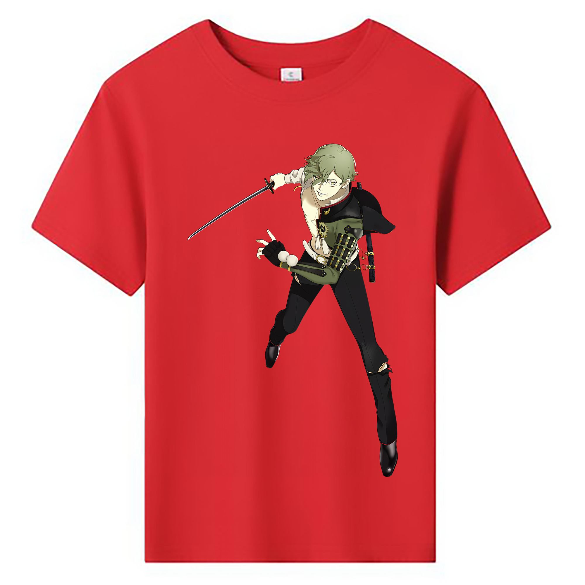 （画像用） 刀剣乱舞 Touken Ranbu 綿100％キッズTシャツ（フロントプリント）