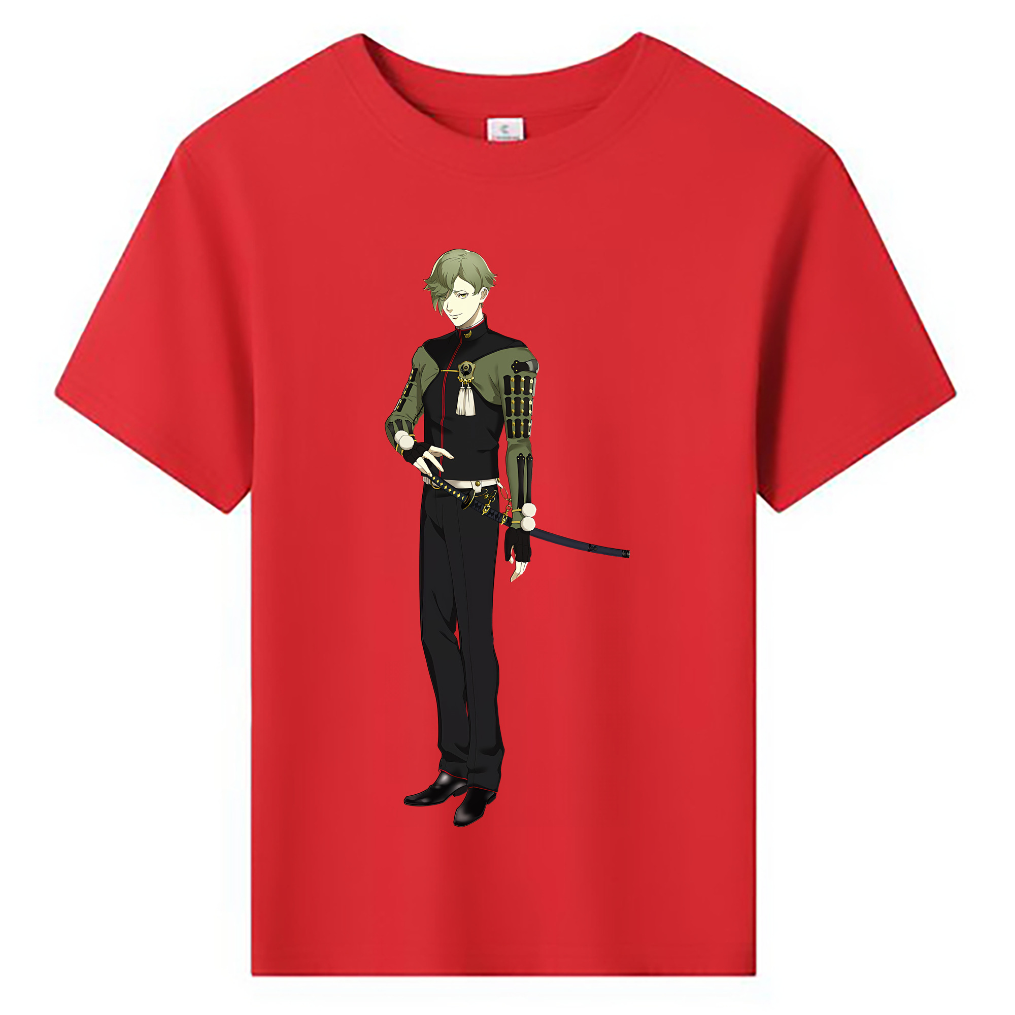 （画像用） 刀剣乱舞 Touken Ranbu 綿100％キッズTシャツ（フロントプリント）