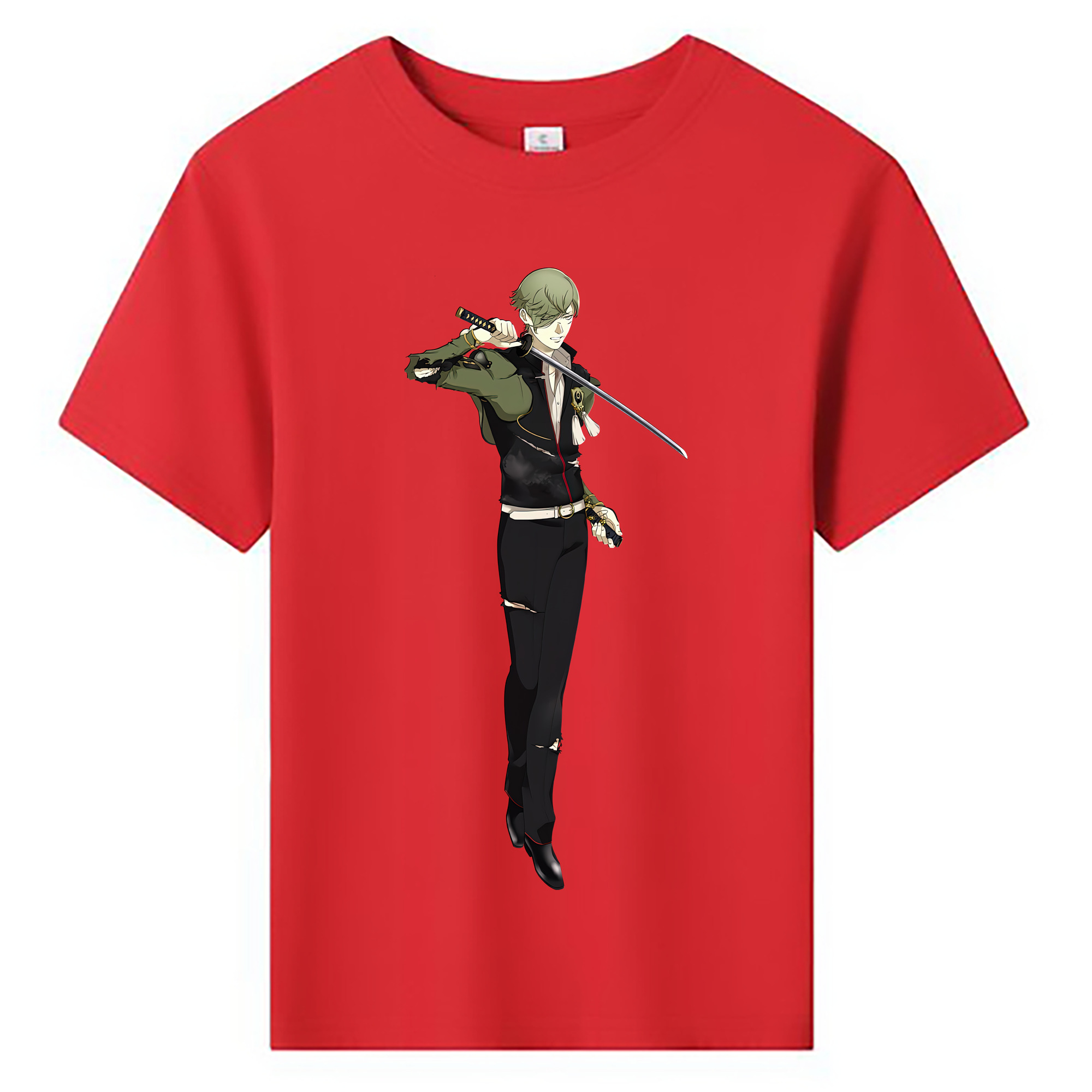 （画像用） 刀剣乱舞 Touken Ranbu 綿100％キッズTシャツ（フロントプリント）