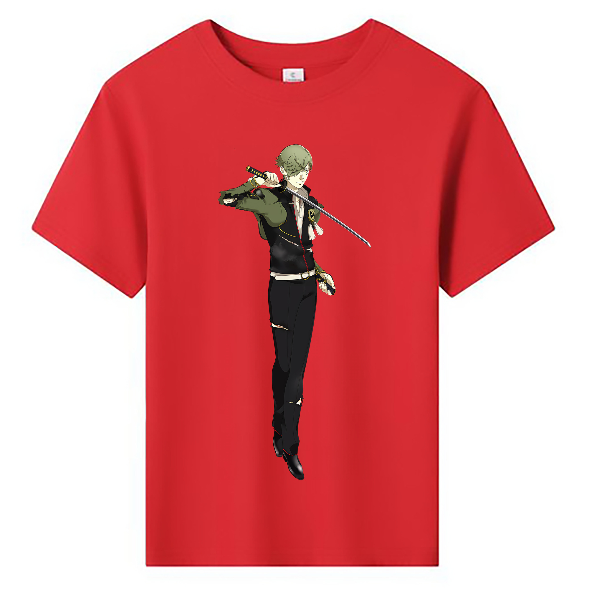 （画像用） 刀剣乱舞 Touken Ranbu 綿100％キッズTシャツ（フロントプリント）