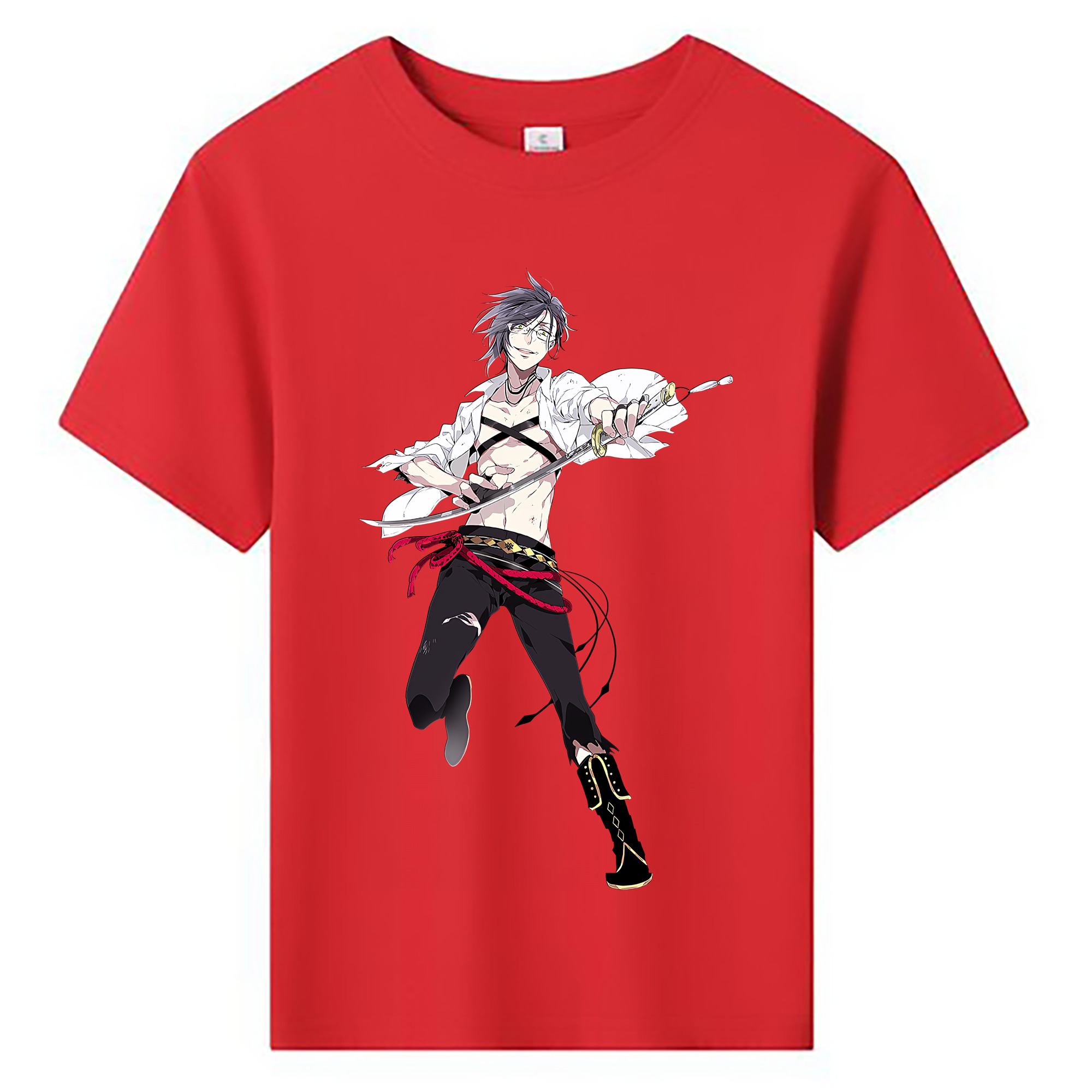 （画像用） 刀剣乱舞 Touken Ranbu 綿100％キッズTシャツ（フロントプリント）