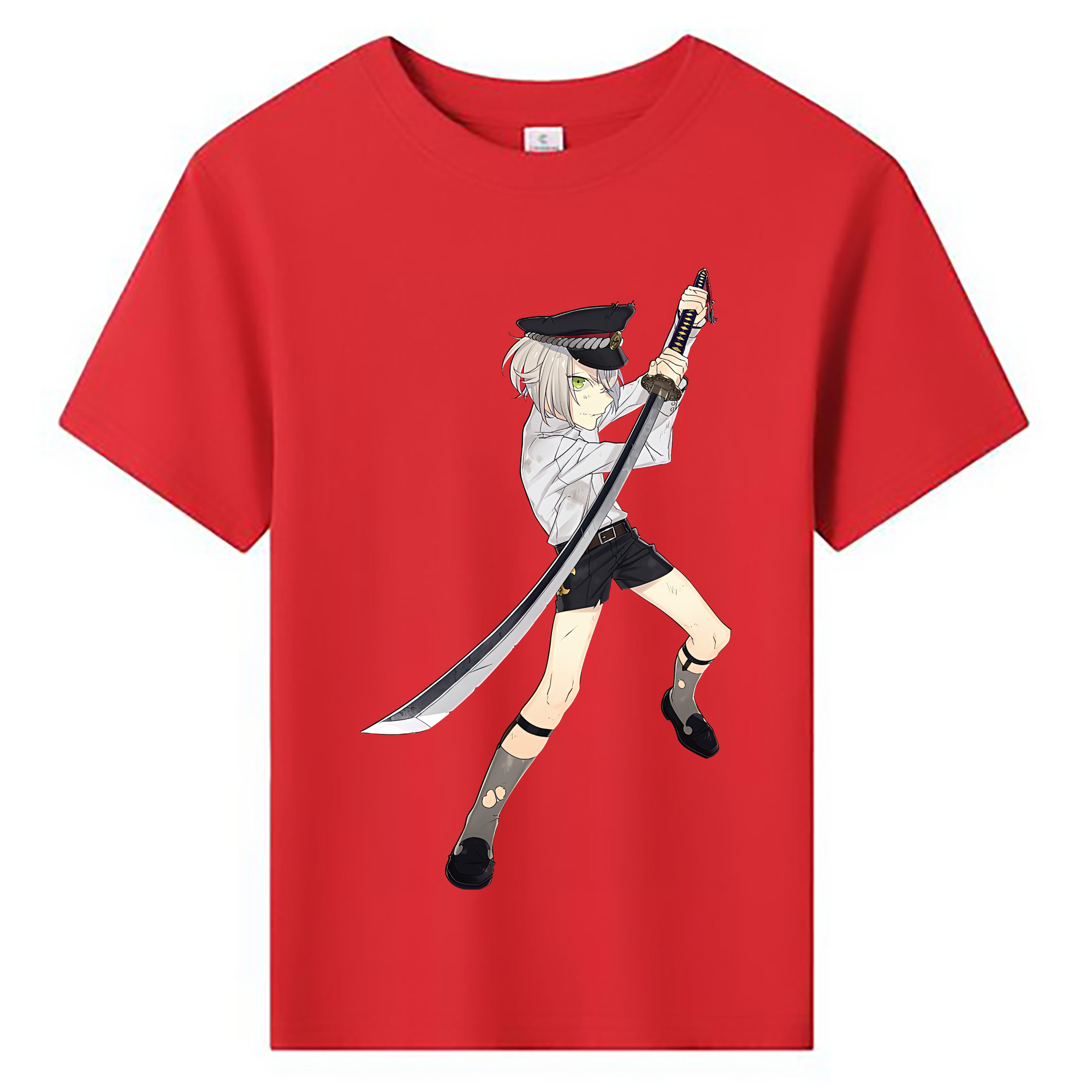 （画像用） 刀剣乱舞 Touken Ranbu 綿100％キッズTシャツ（フロントプリント）