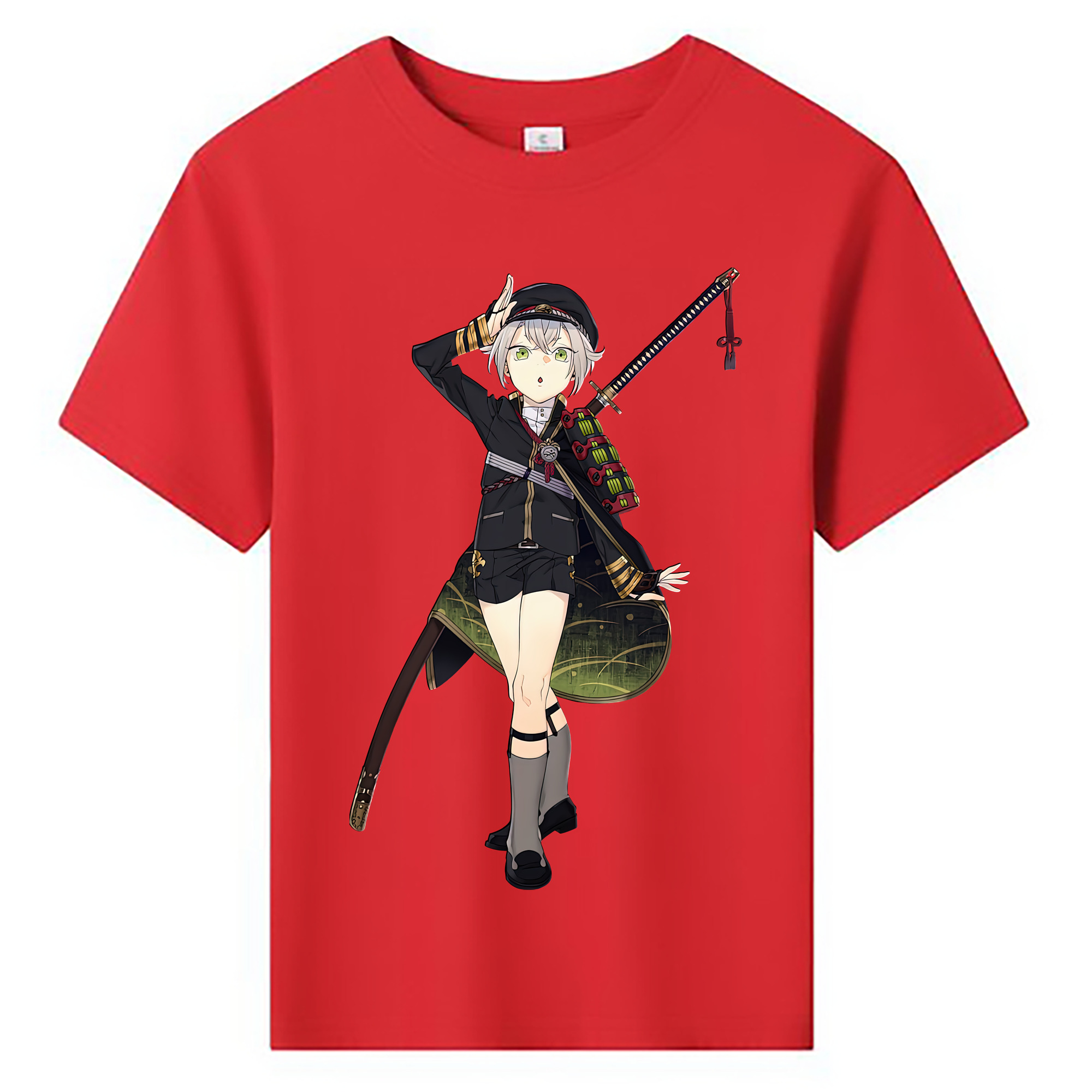 （画像用） 刀剣乱舞 Touken Ranbu 綿100％キッズTシャツ（フロントプリント）