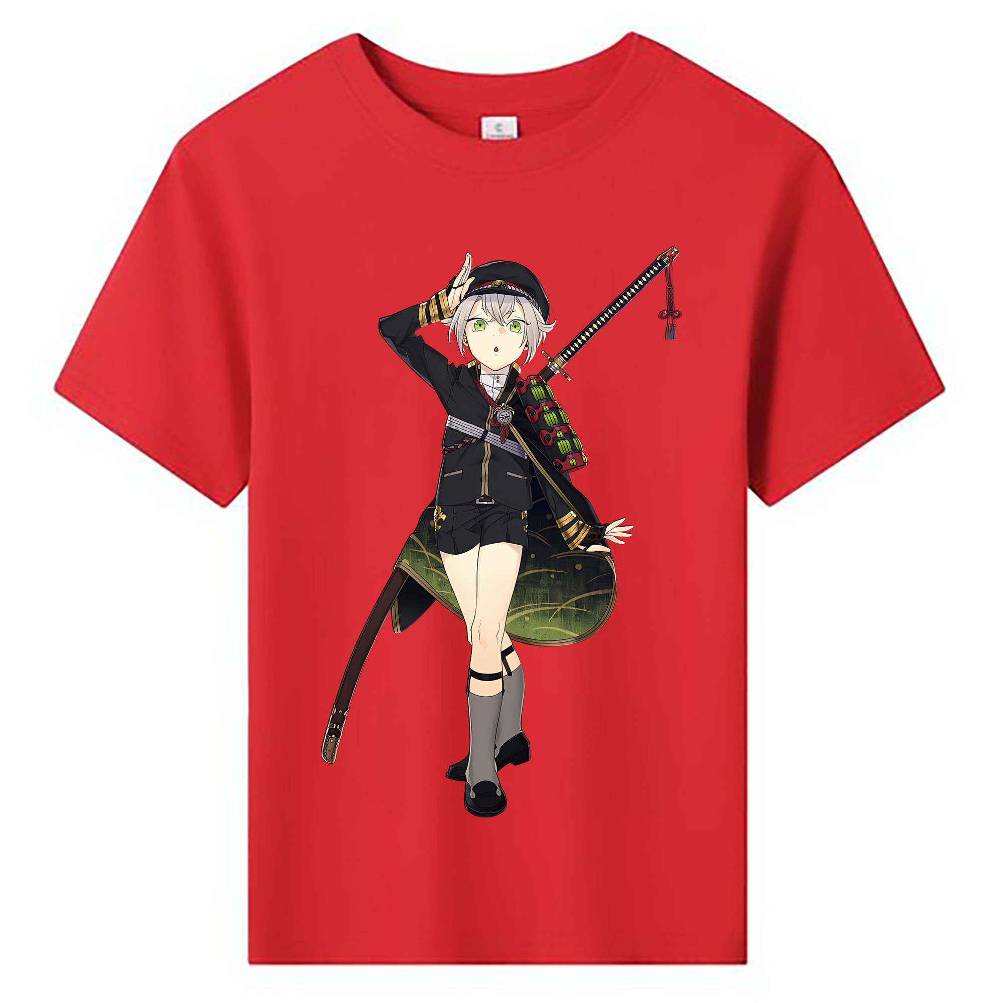 （画像用） 刀剣乱舞 Touken Ranbu 綿100％キッズTシャツ（フロントプリント）