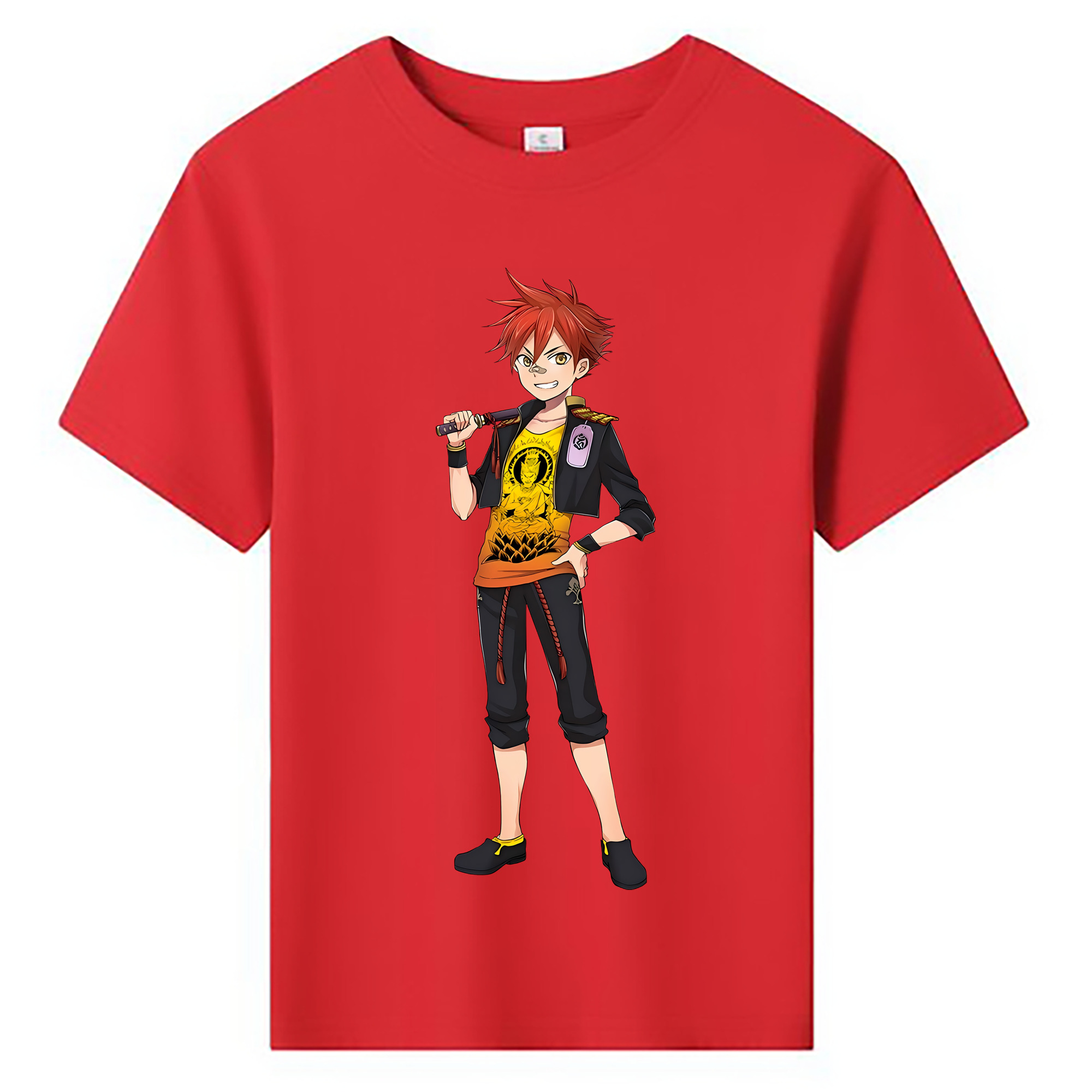 （画像用） 刀剣乱舞 Touken Ranbu 綿100％キッズTシャツ（フロントプリント）