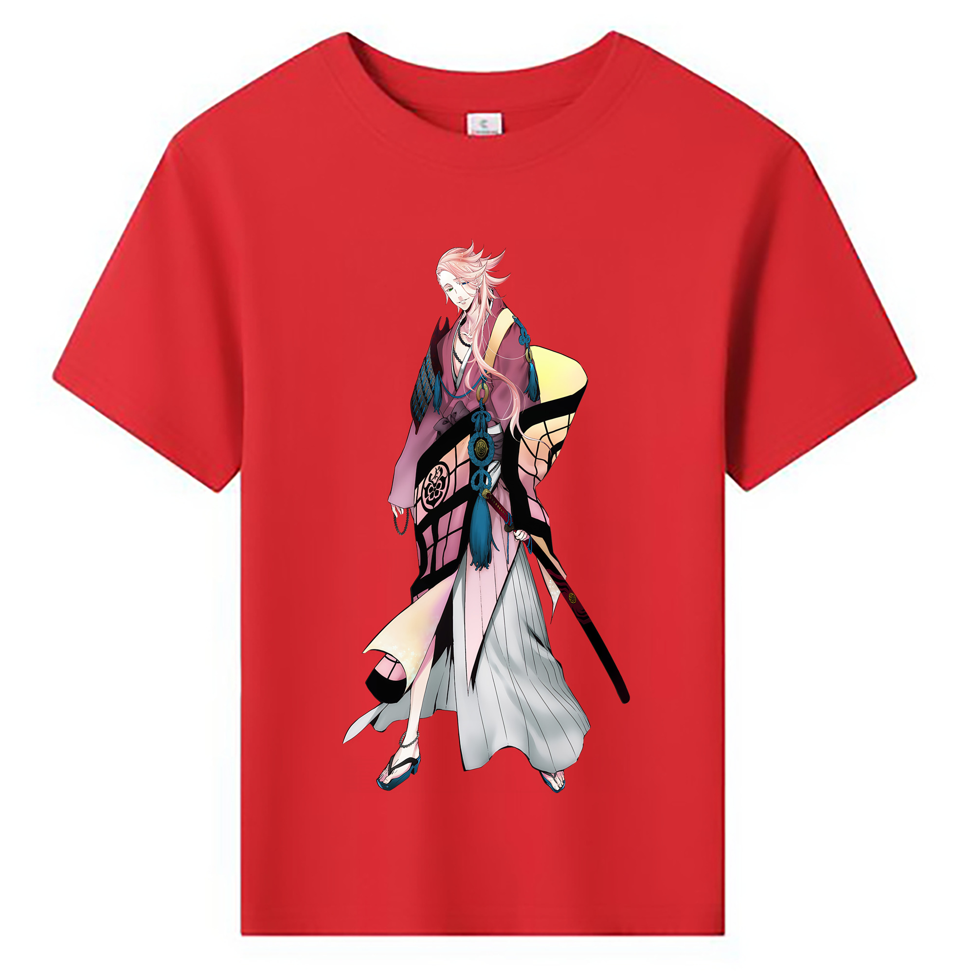 （画像用） 刀剣乱舞 Touken Ranbu 綿100％キッズTシャツ（フロントプリント）